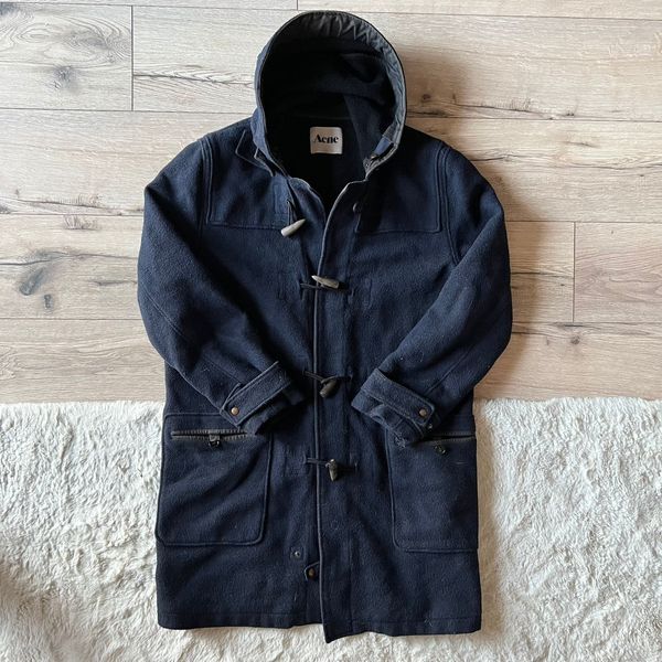 Acne Studios Acne studios navy coat size 50 | Grailed