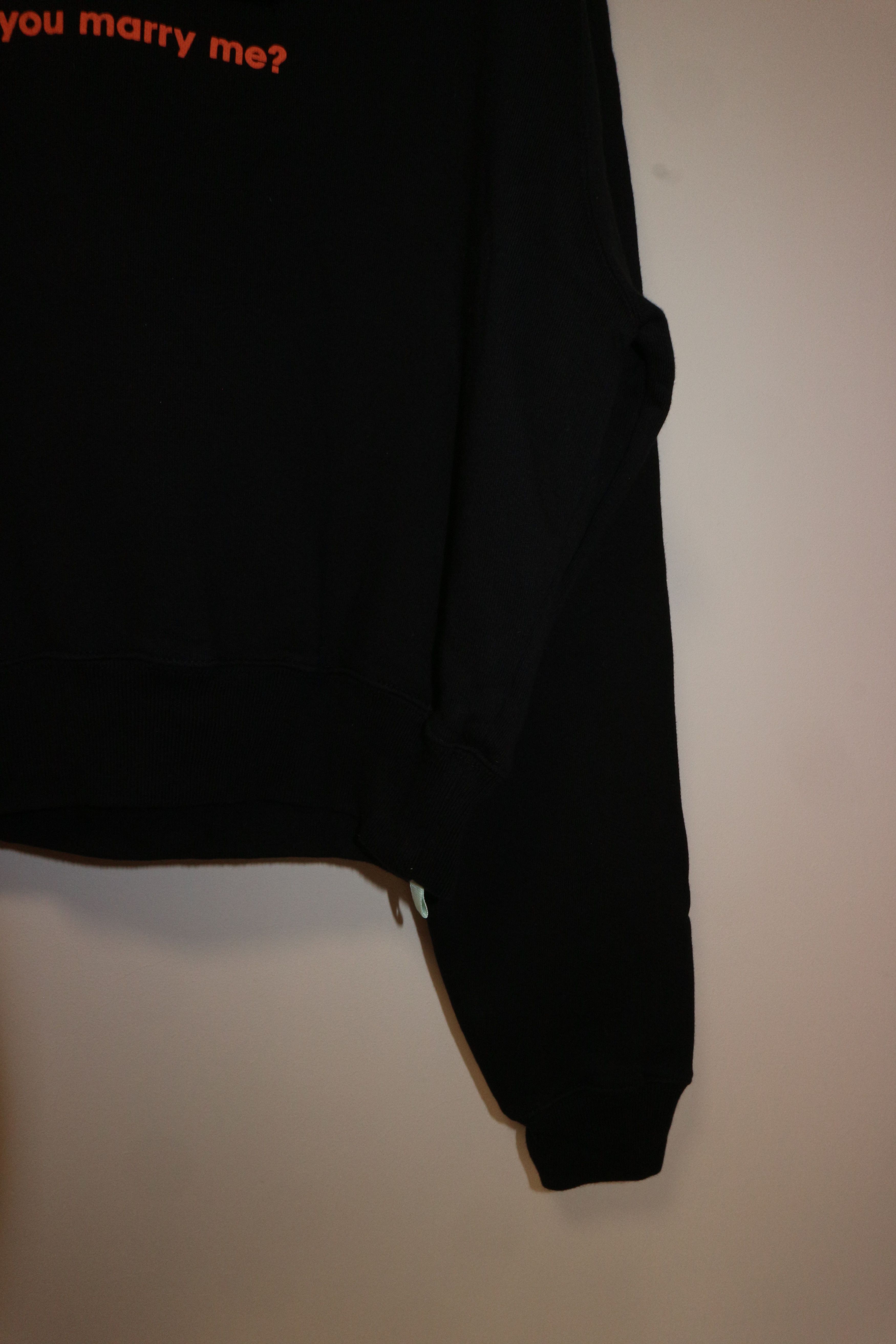Off-White "Will you marry me" print hoodie Size L / US 10 / IT 46 - 6 Thumbnail