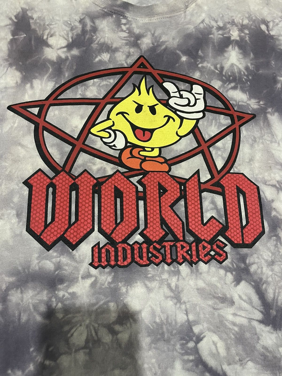 Hook-Ups Vintage World Industries Chest Logo Skate Tee Size US L / EU 52-54 / 3 - 8 Thumbnail