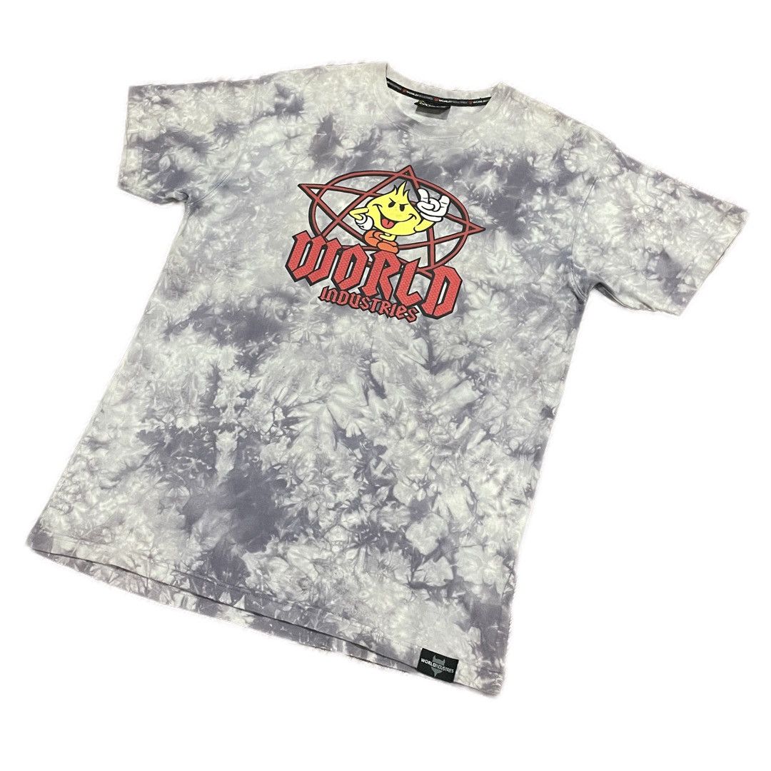 Hook-Ups Vintage World Industries Chest Logo Skate Tee Size US L / EU 52-54 / 3 - 2 Thumbnail