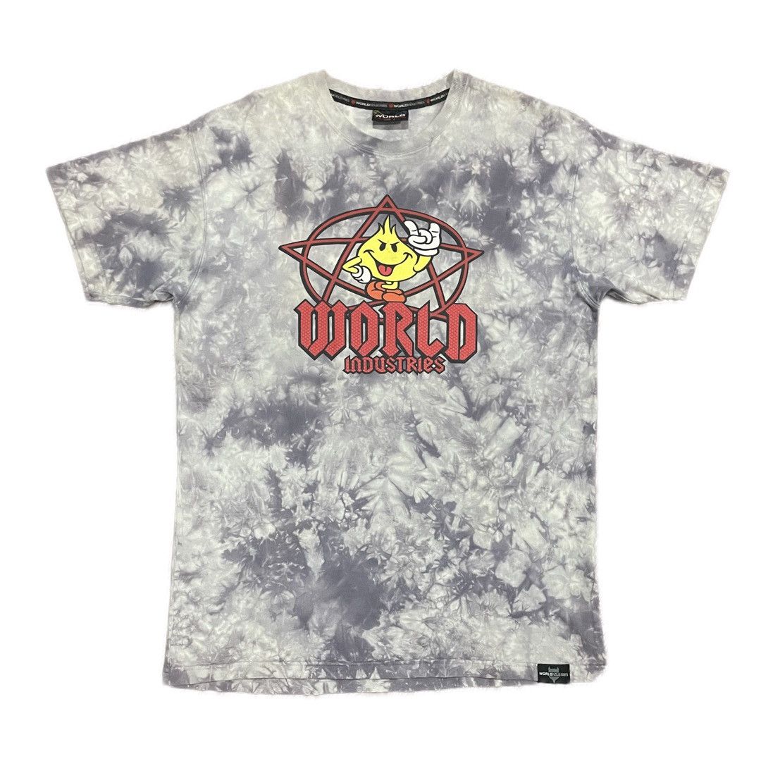 Hook-Ups Vintage World Industries Chest Logo Skate Tee Size US L / EU 52-54 / 3 - 1 Thumbnail