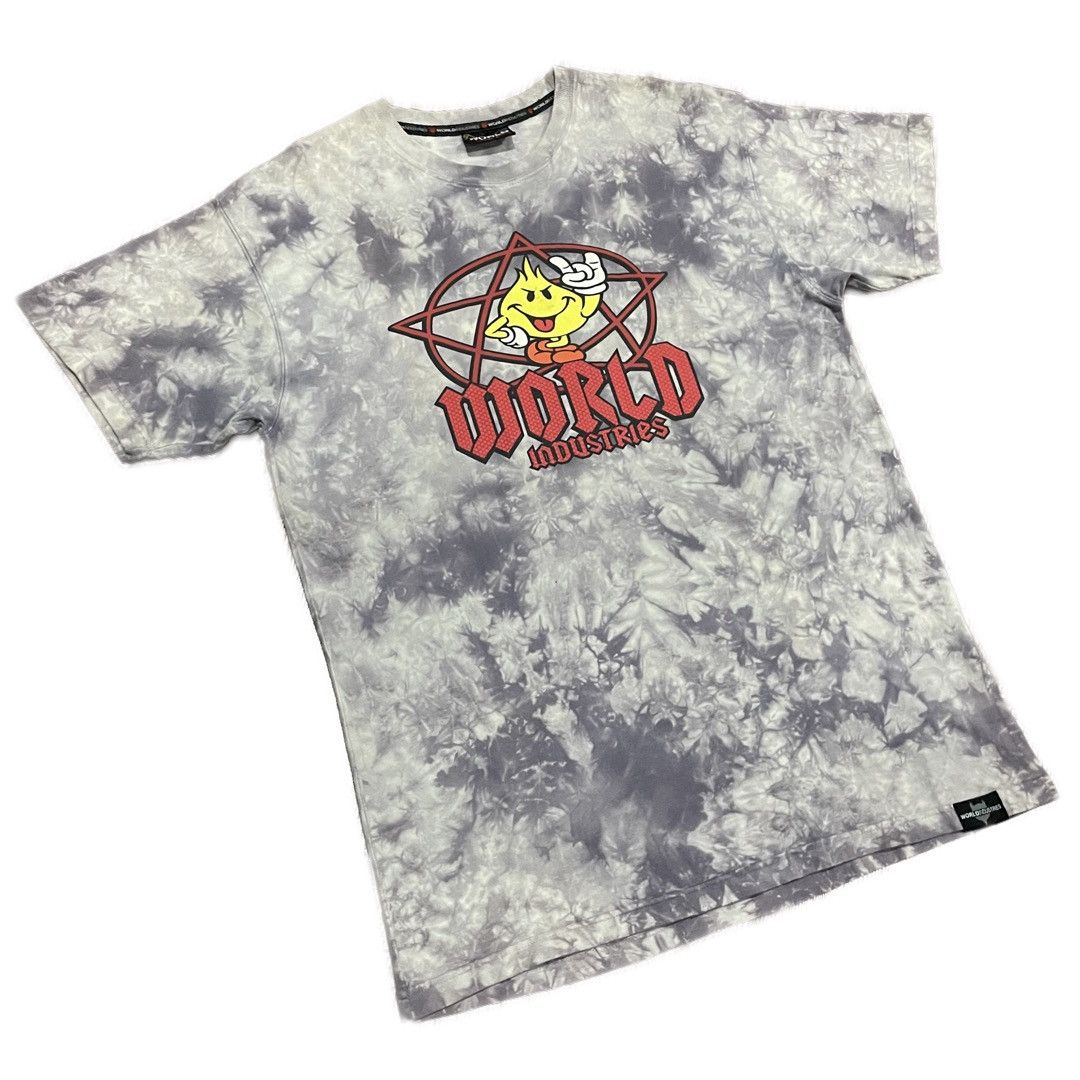 Hook-Ups Vintage World Industries Chest Logo Skate Tee Size US L / EU 52-54 / 3 - 3 Thumbnail