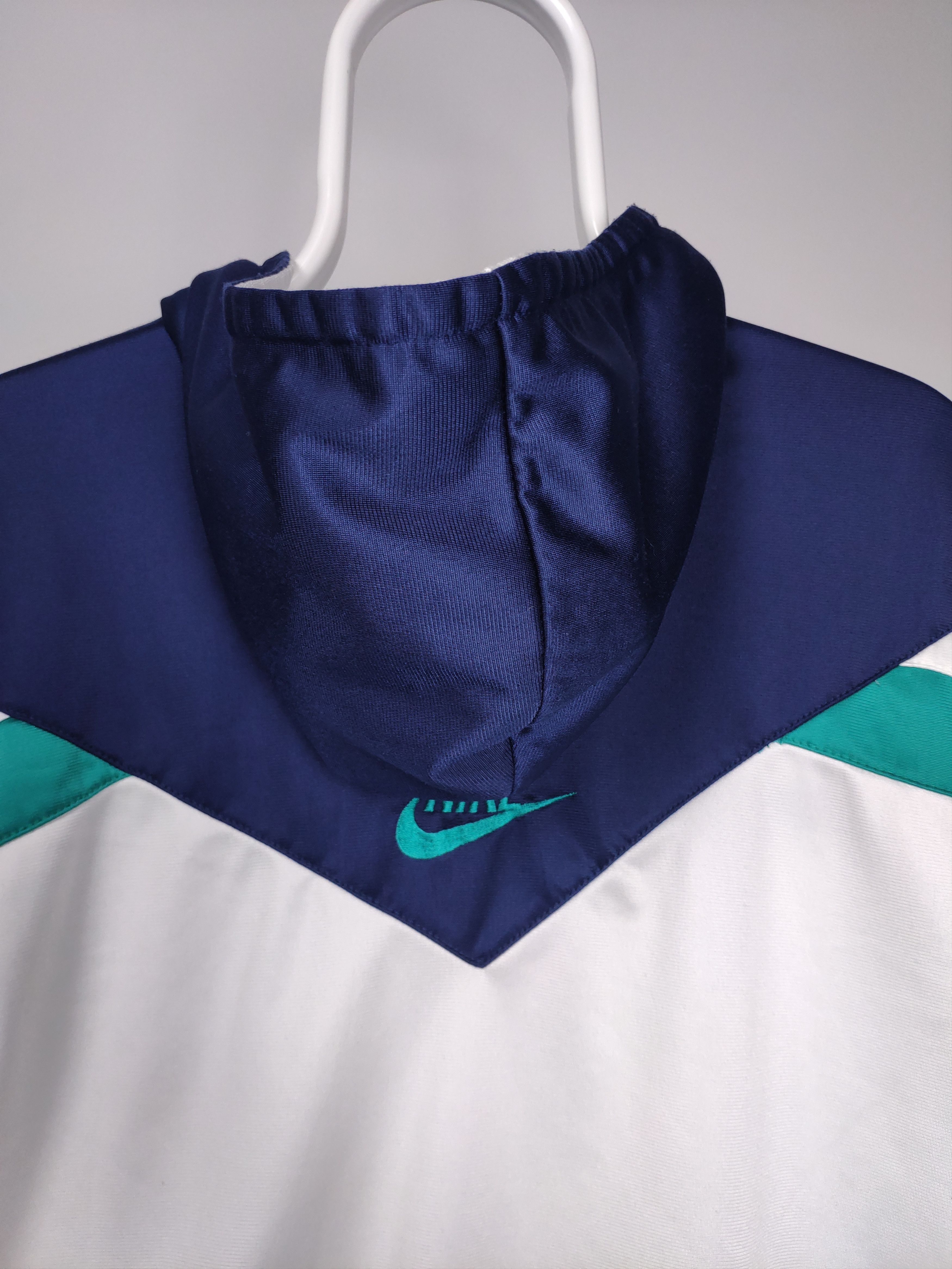 Nike × Vintage Nike vintage zip up sweatshirt track jacket 80s grey tag Size US S / EU 44-46 / 1 - 10 Thumbnail
