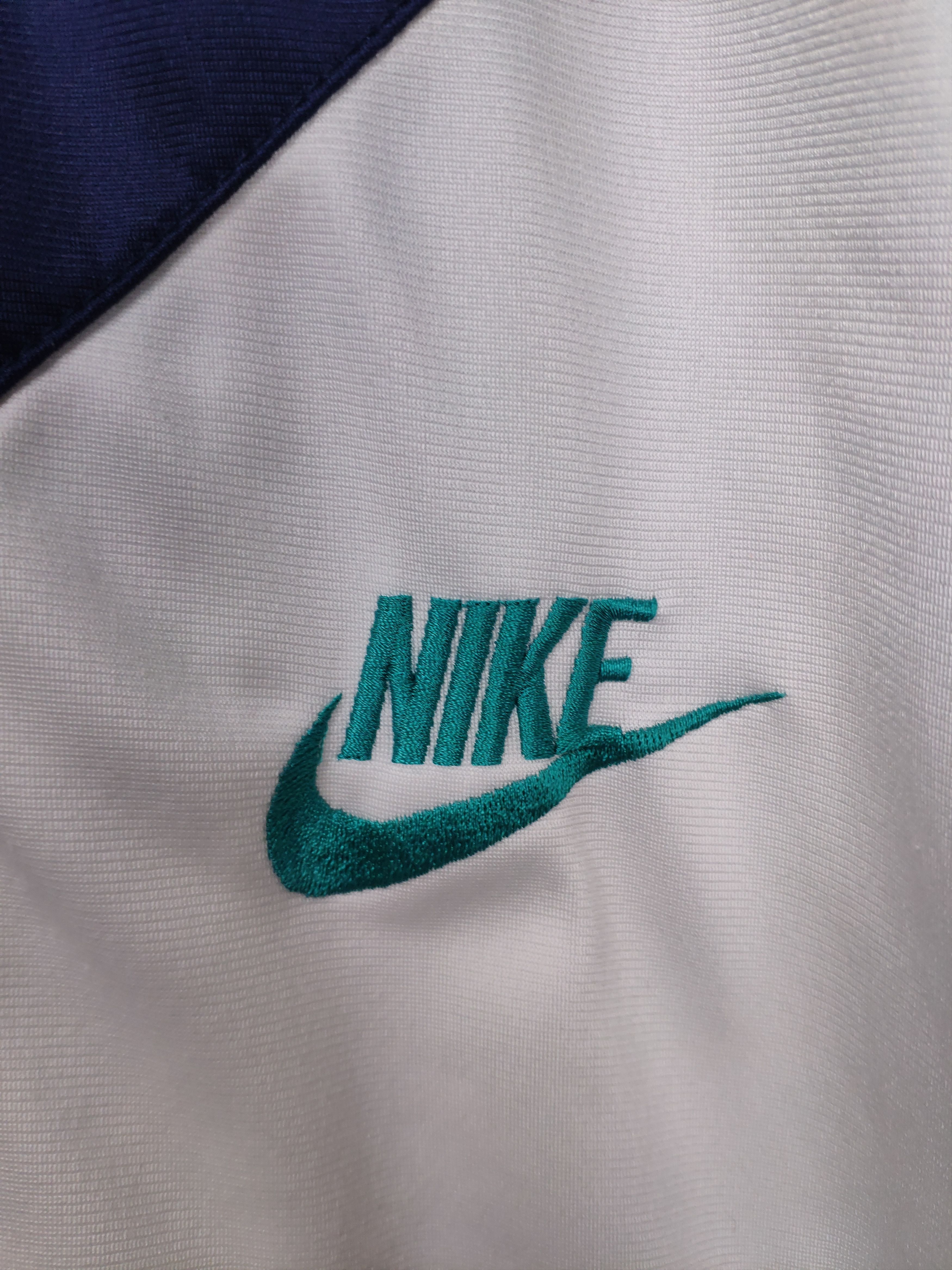 Nike × Vintage Nike vintage zip up sweatshirt track jacket 80s grey tag Size US S / EU 44-46 / 1 - 2 Thumbnail