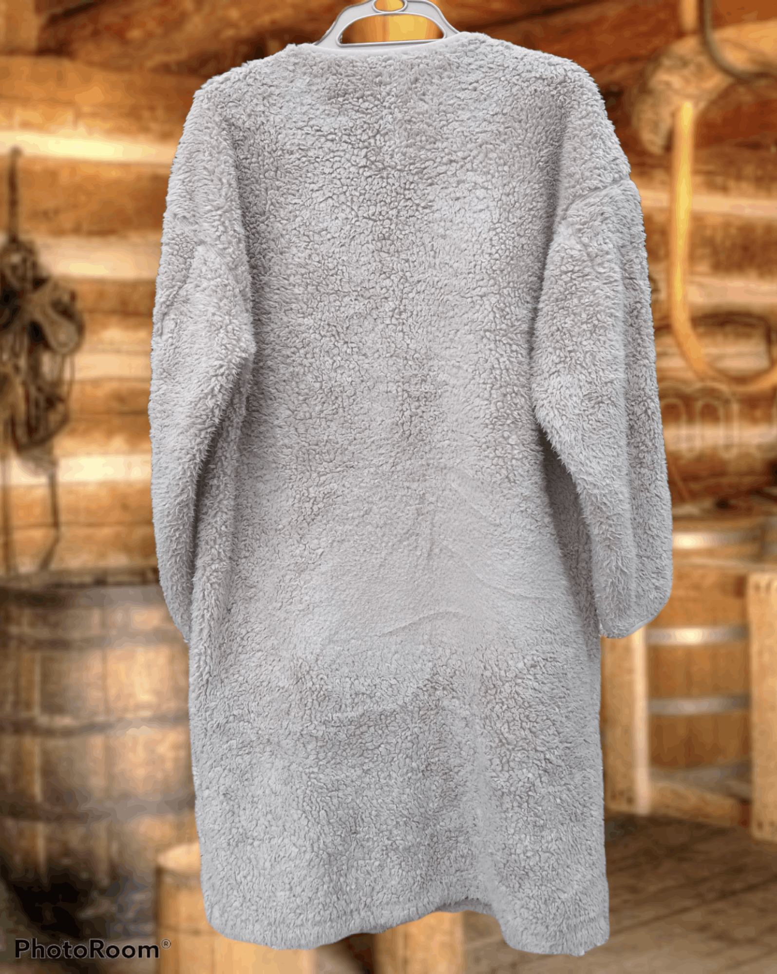 Japanese Brand × Uniqlo COLLARLESS SHERPA FLEECE LONG COAT Size M / US 6-8 / IT 42-44 - 2 Thumbnail