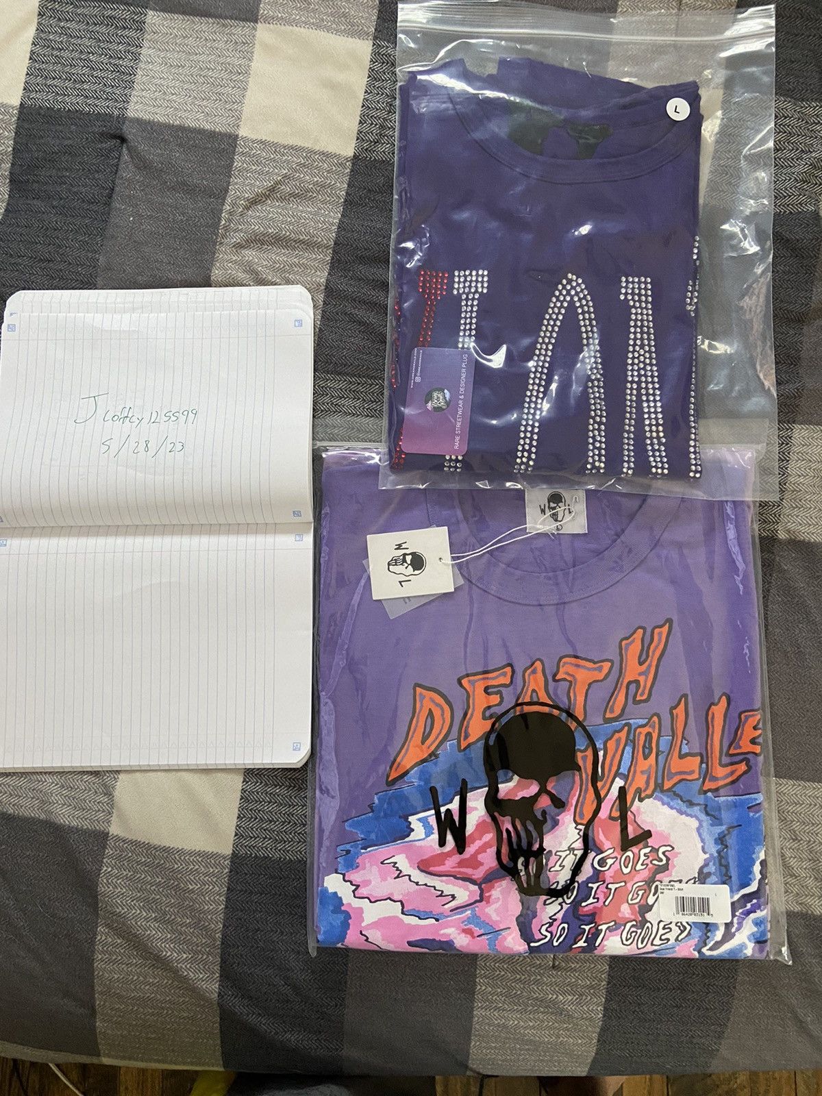 Warren Lotas Warren Lotas Dear Friend Purple Tee Size US L / EU 52-54 / 3 - 2 Thumbnail