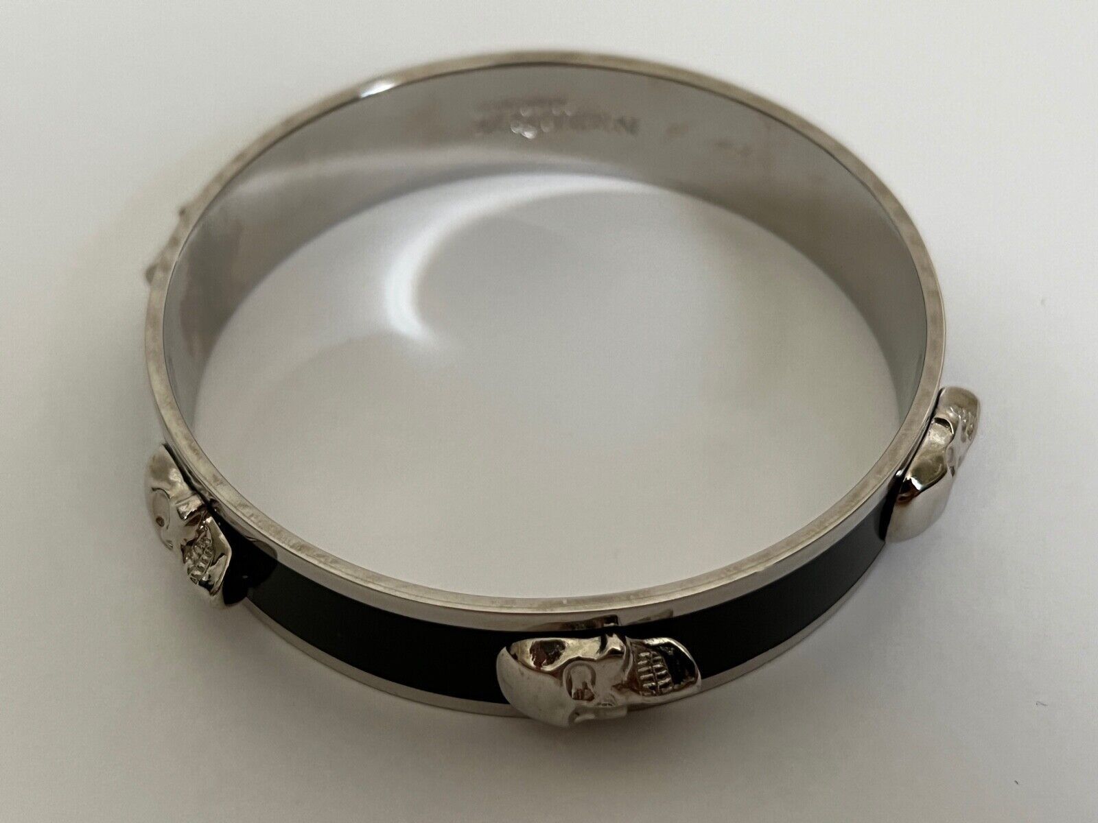 Alexander McQueen Bangle Bracelet in Silver Size ONE SIZE - 4 Thumbnail