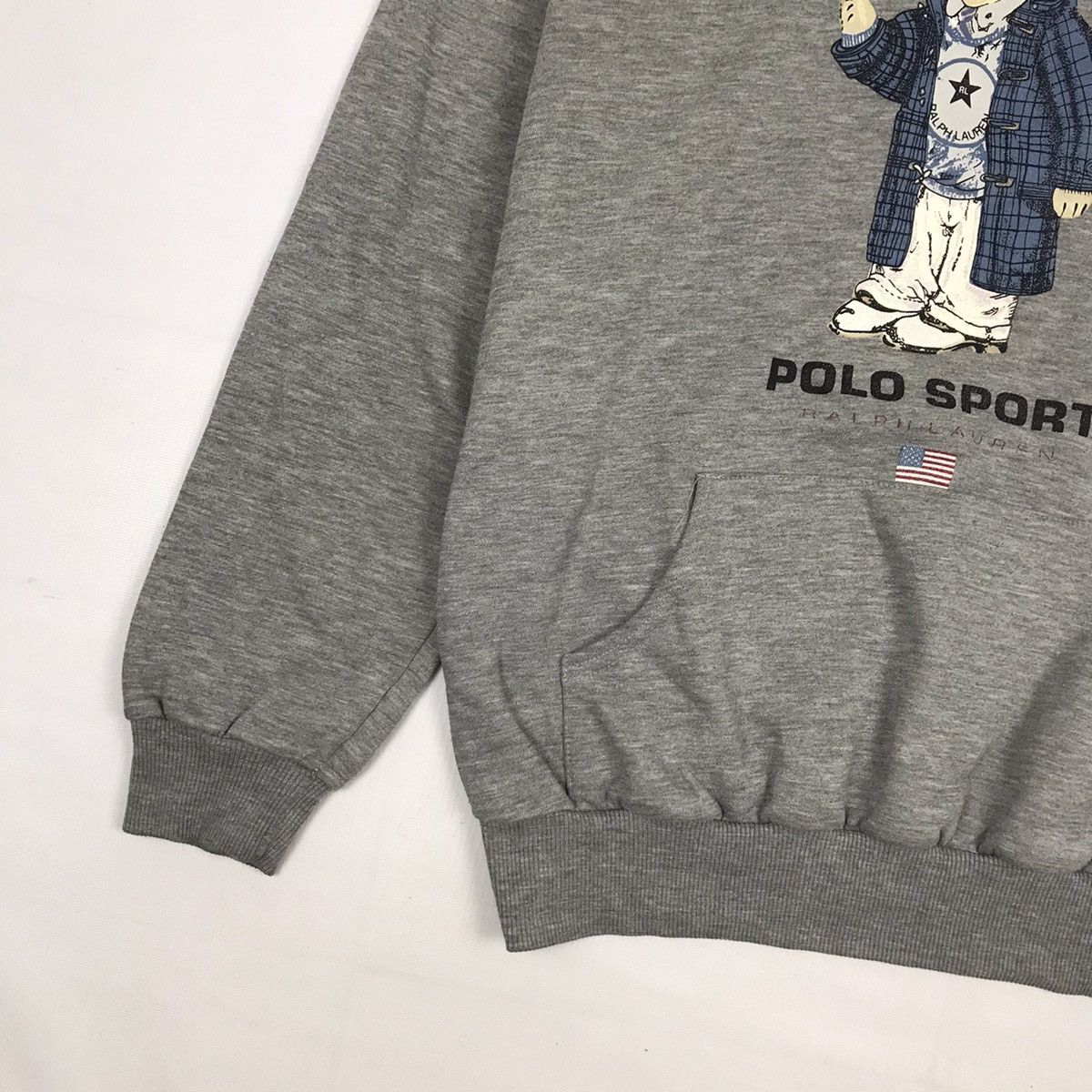Polo Ralph Lauren × Ralph Lauren × Vintage Vintage Polo Bear Polo Ralph Lauren Hoodie Size US M / EU 48-50 / 2 - 2 Thumbnail