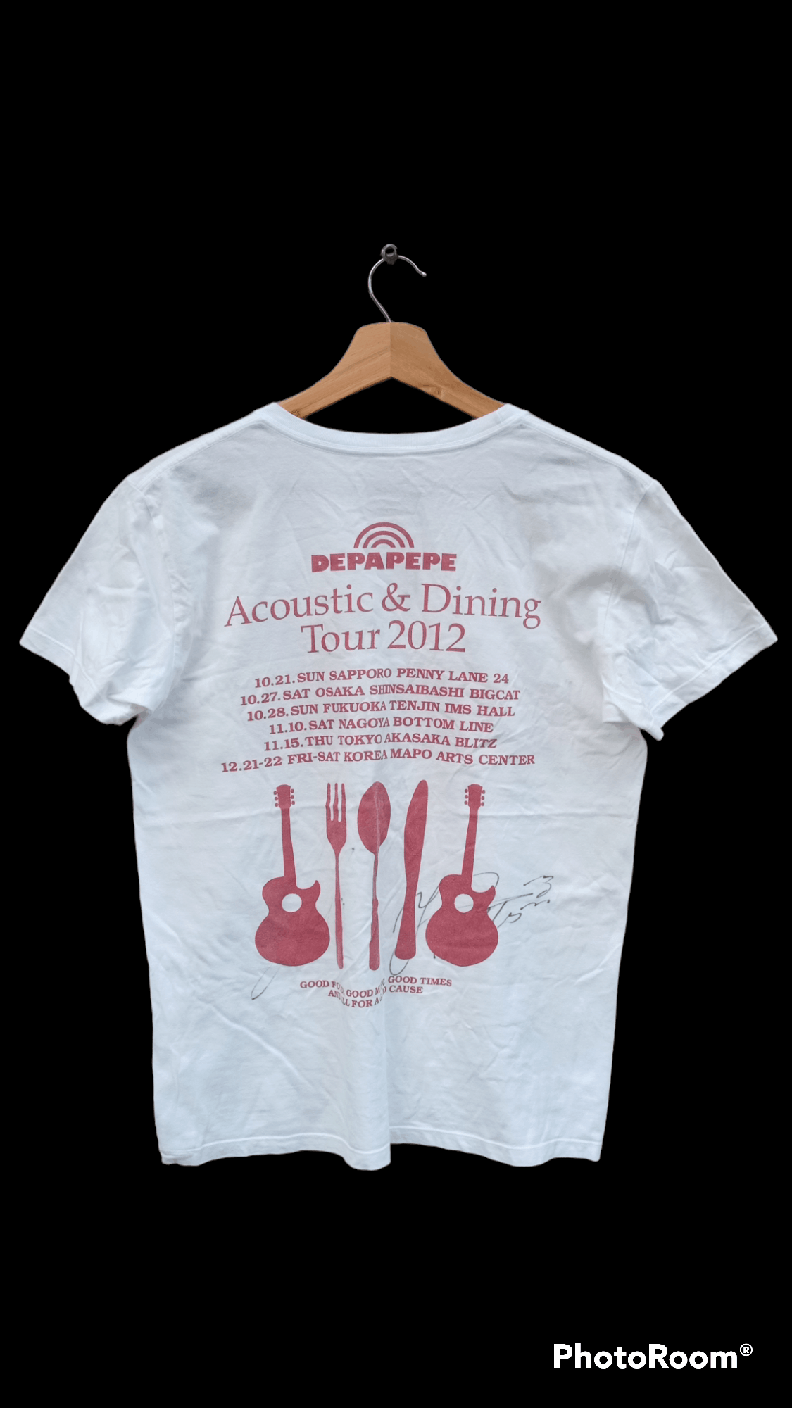 Band Tees × Japanese Brand × Vintage 🔥🔥Japanese Acoustic Guitar Duo/Band Depapepe Tour T-Shirt Size US S / EU 44-46 / 1 - 15 Thumbnail