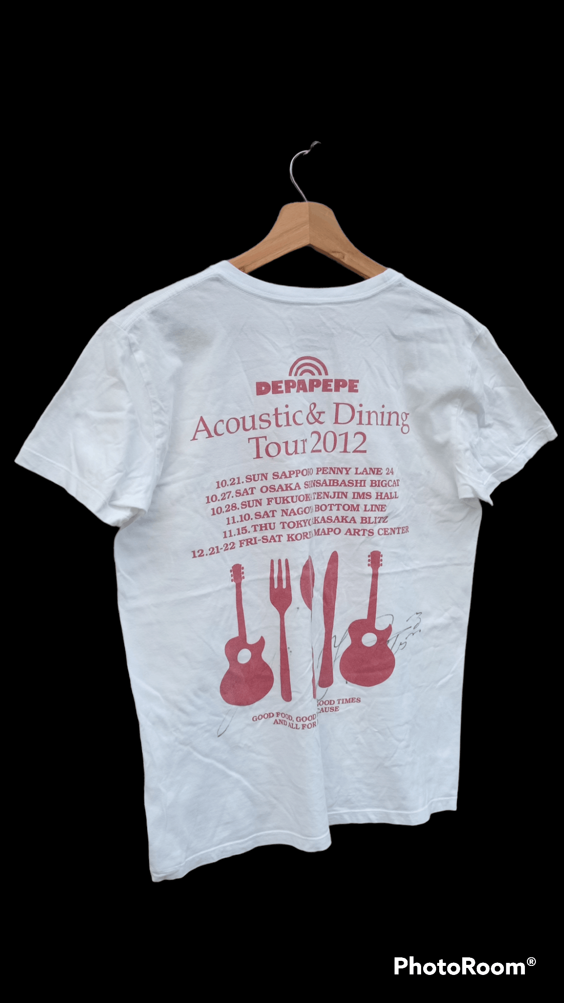 Band Tees × Japanese Brand × Vintage 🔥🔥Japanese Acoustic Guitar Duo/Band Depapepe Tour T-Shirt Size US S / EU 44-46 / 1 - 16 Thumbnail