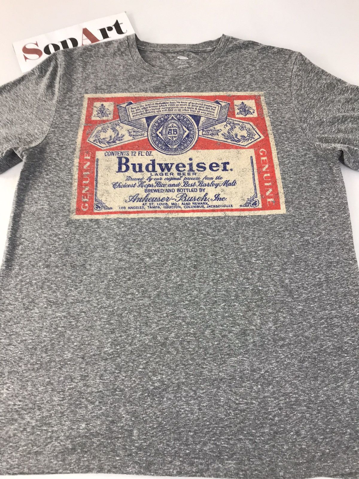 Budweiser × Vintage Vintage Budweiser Lager Beer Big Logo Style Tee Size US M / EU 48-50 / 2 - 3 Thumbnail