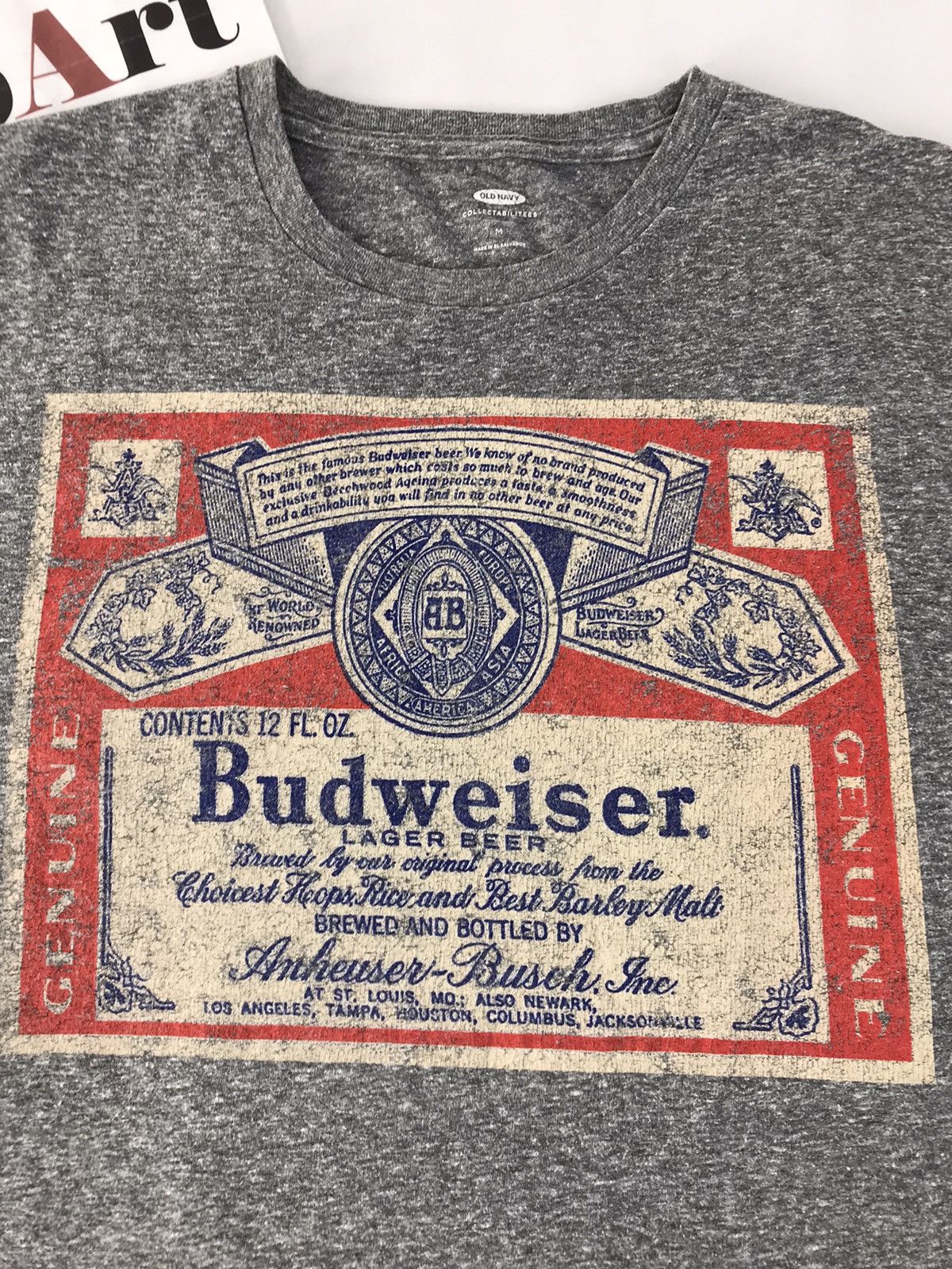 Budweiser × Vintage Vintage Budweiser Lager Beer Big Logo Style Tee Size US M / EU 48-50 / 2 - 4 Thumbnail
