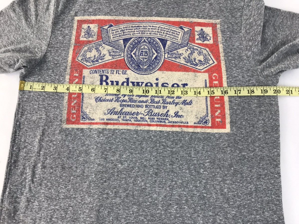 Budweiser × Vintage Vintage Budweiser Lager Beer Big Logo Style Tee Size US M / EU 48-50 / 2 - 6 Thumbnail