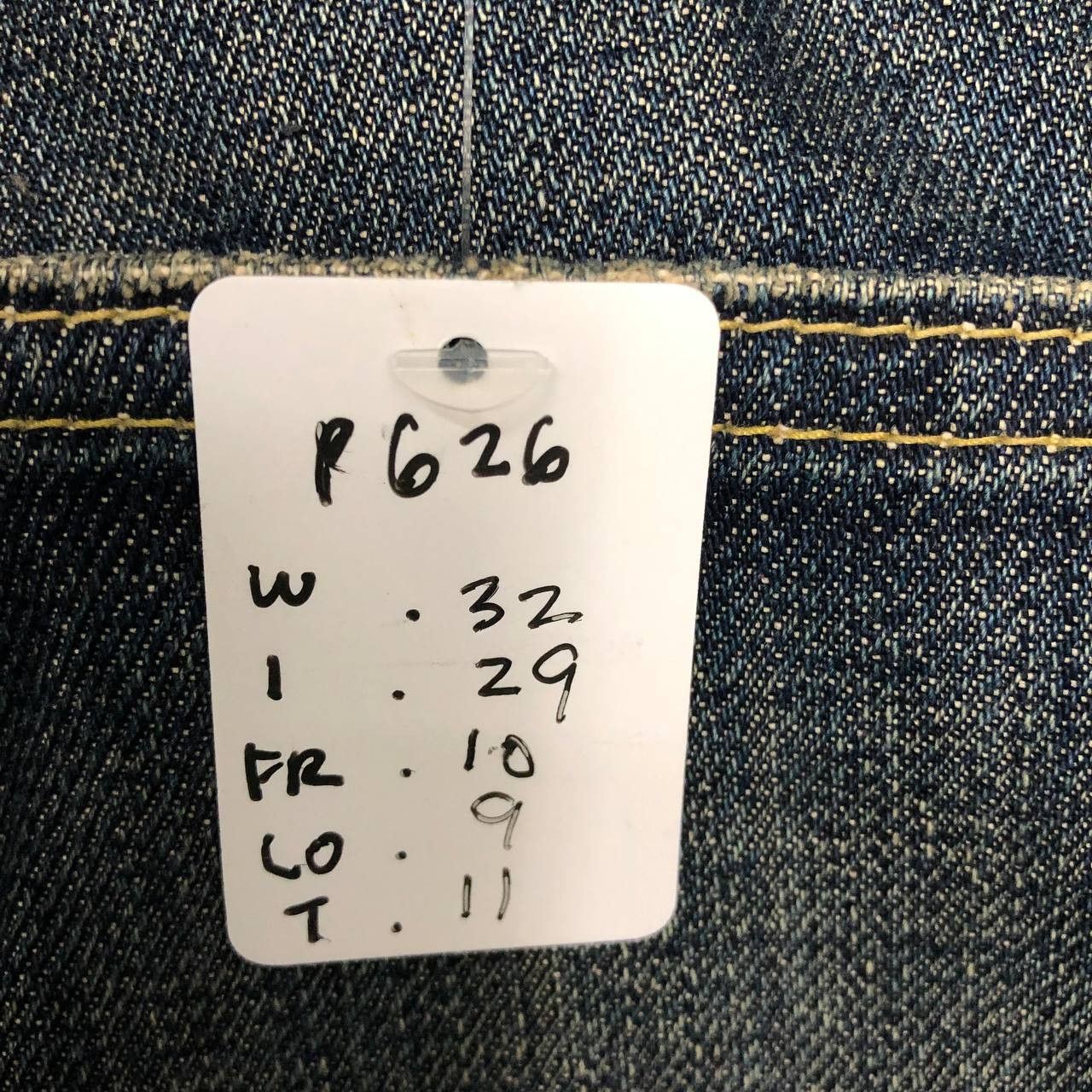 Japanese Brand P626 VTG UNIQLO B002 FLARED DISTRESSED DENIM Size US 32 / EU 48 - 10 Thumbnail