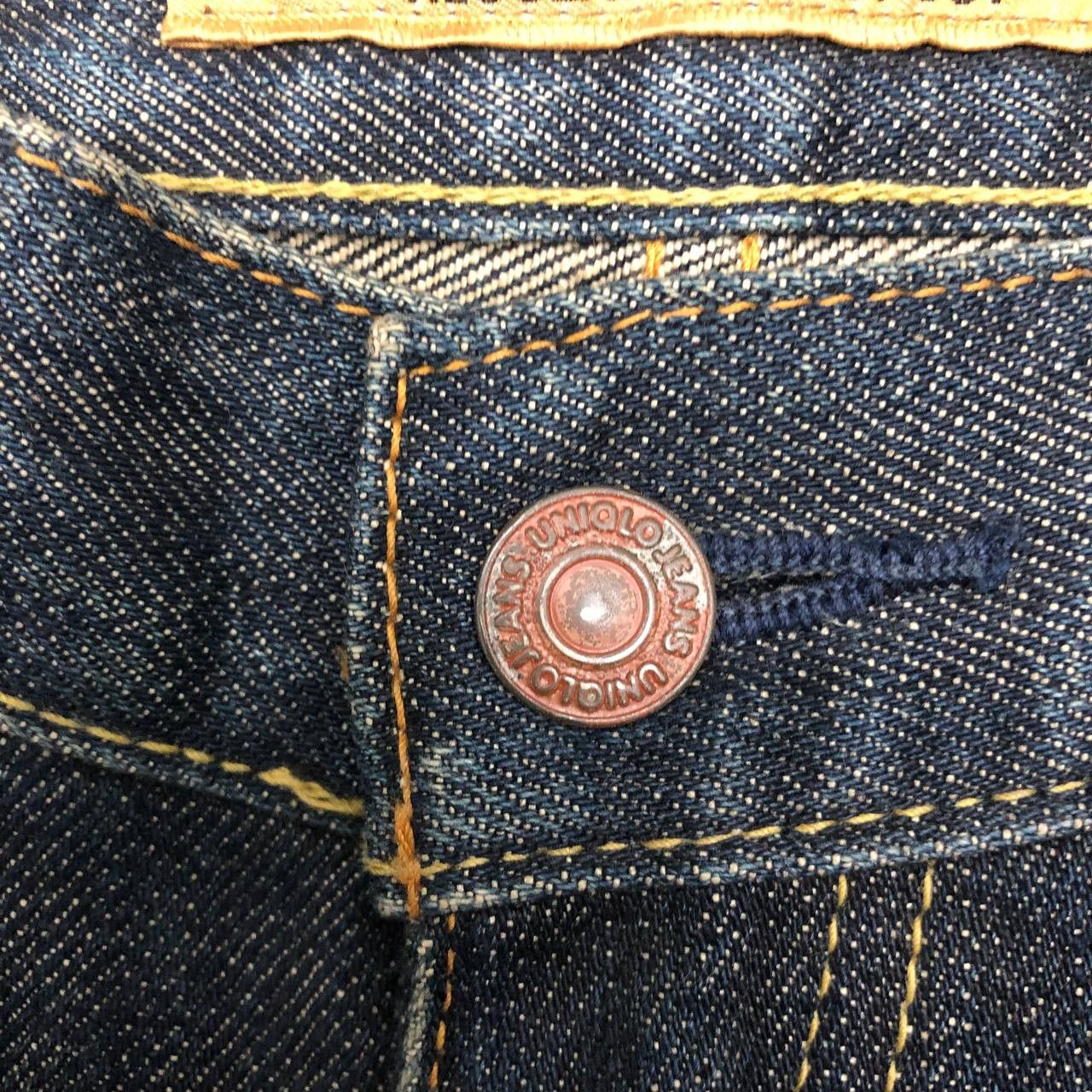Japanese Brand P626 VTG UNIQLO B002 FLARED DISTRESSED DENIM Size US 32 / EU 48 - 8 Thumbnail