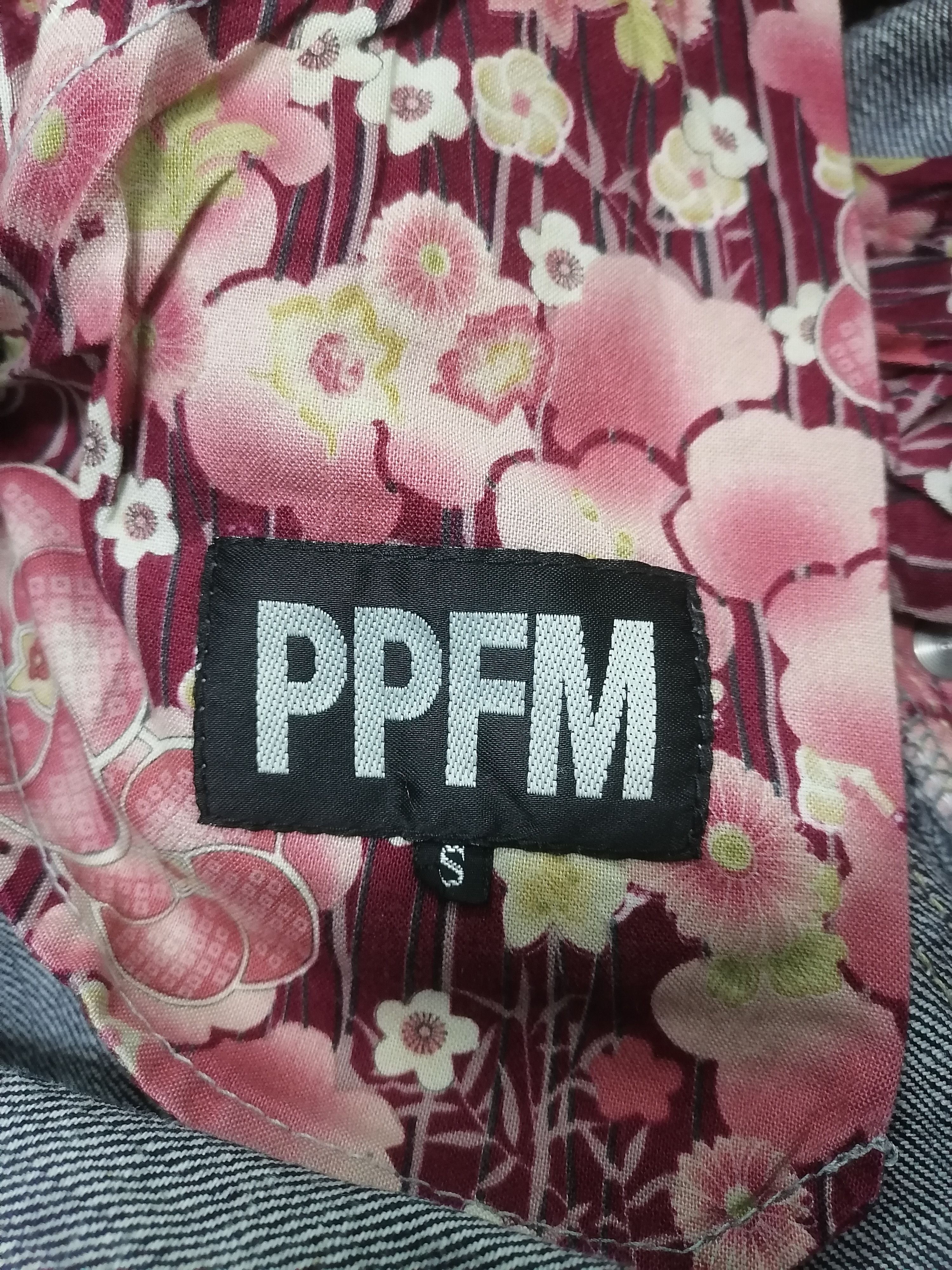 Japanese Brand Ppfm Claw Mark Double Waist Denim Pants Size US 31 - 9 Thumbnail
