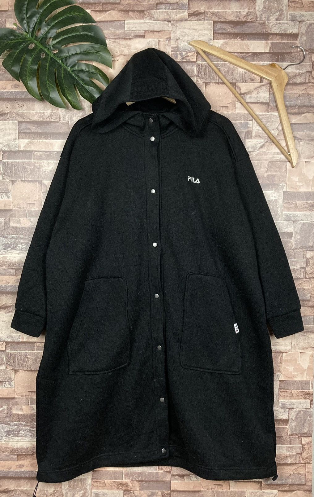 Fila × Vintage Fila Button Long Jacket Size US L / EU 52-54 / 3 - 1 Thumbnail