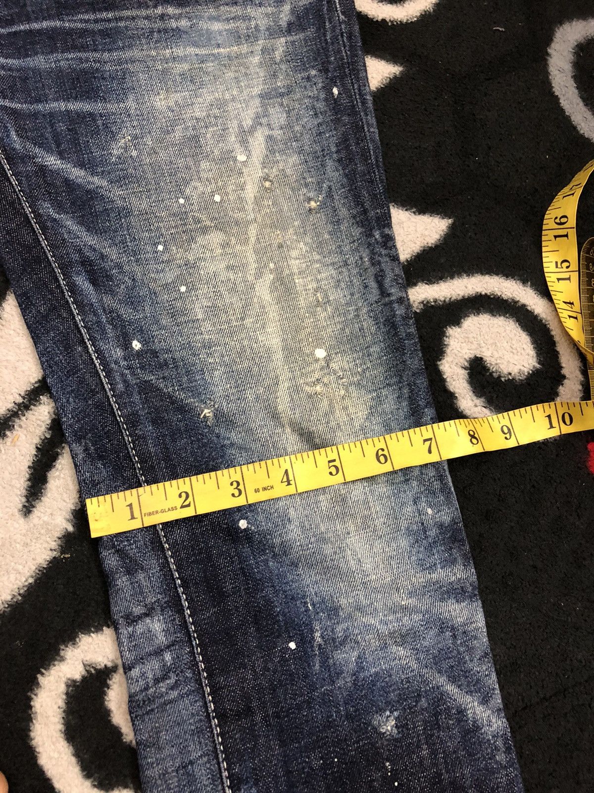 Vanquish Vanquish Distressed Painter Skinny Jeans Size US 32 / EU 48 - 13 Thumbnail