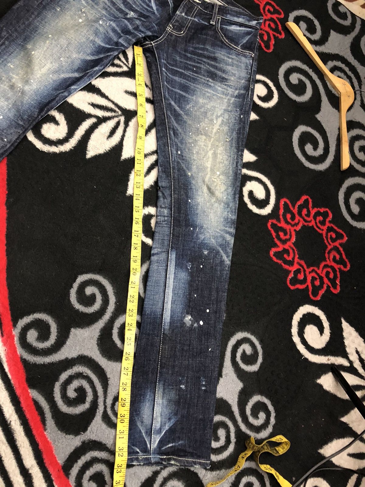 Vanquish Vanquish Distressed Painter Skinny Jeans Size US 32 / EU 48 - 15 Thumbnail