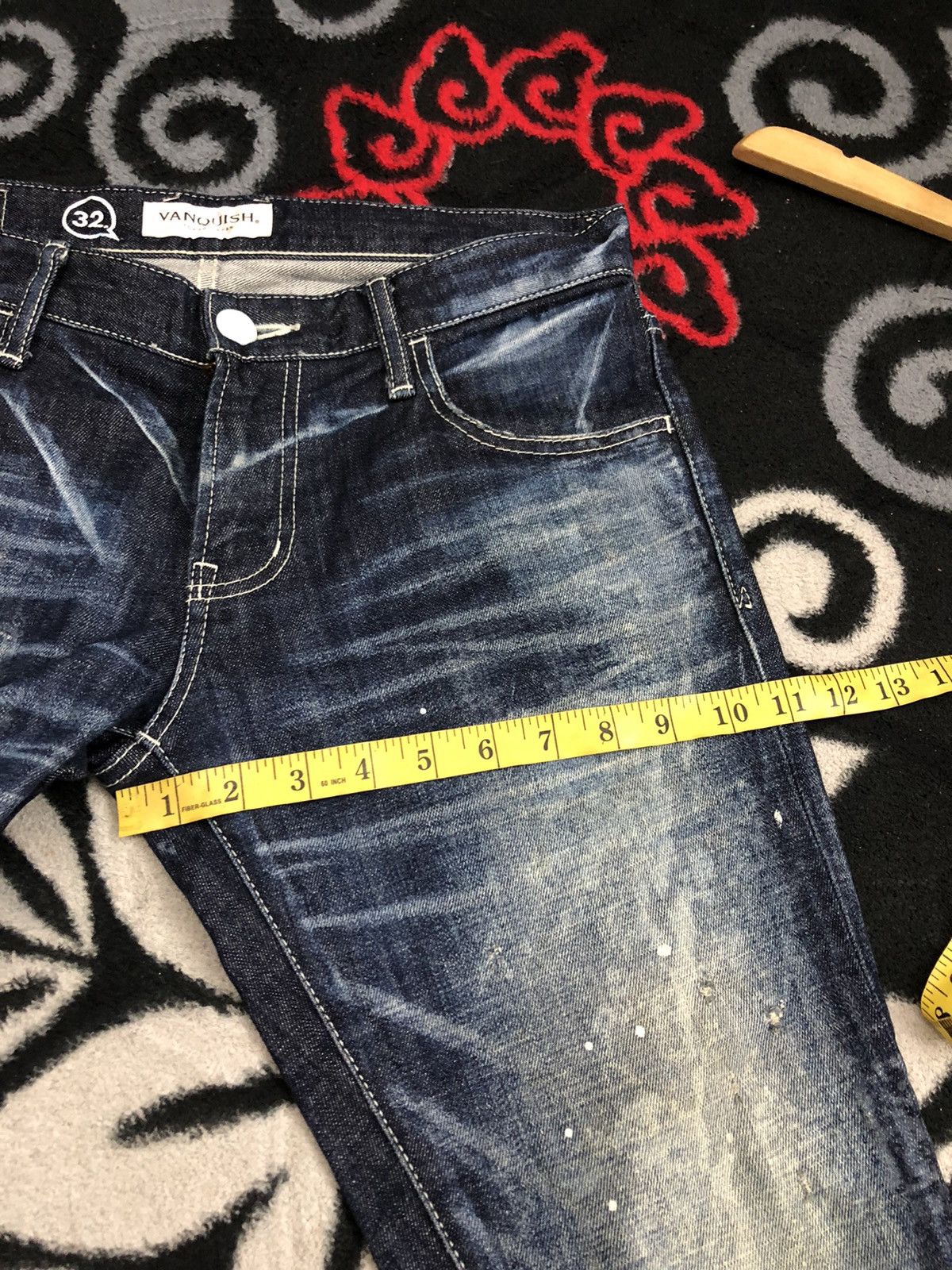Vanquish Vanquish Distressed Painter Skinny Jeans Size US 32 / EU 48 - 12 Thumbnail