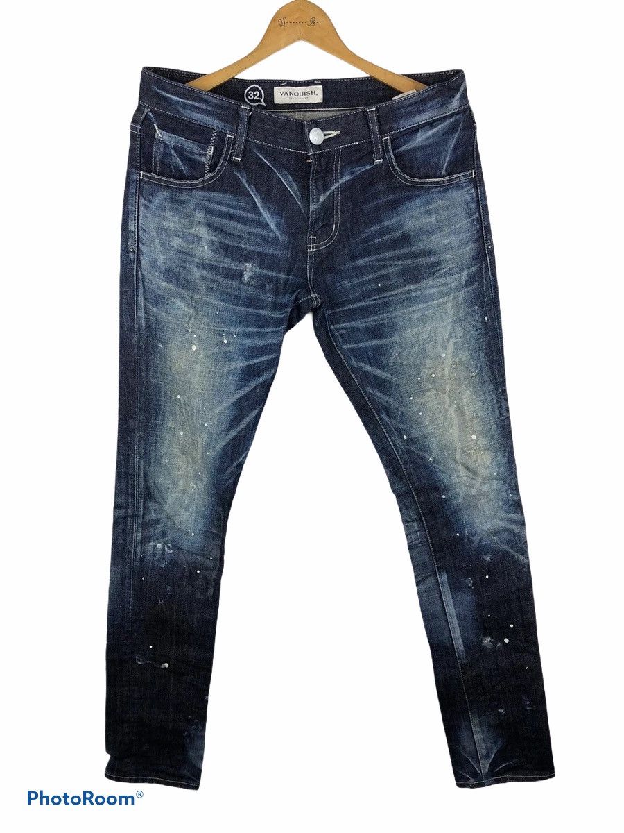 Vanquish Vanquish Distressed Painter Skinny Jeans Size US 32 / EU 48 - 1 Thumbnail