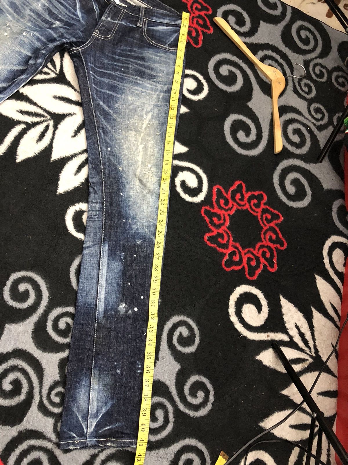 Vanquish Vanquish Distressed Painter Skinny Jeans Size US 32 / EU 48 - 16 Thumbnail