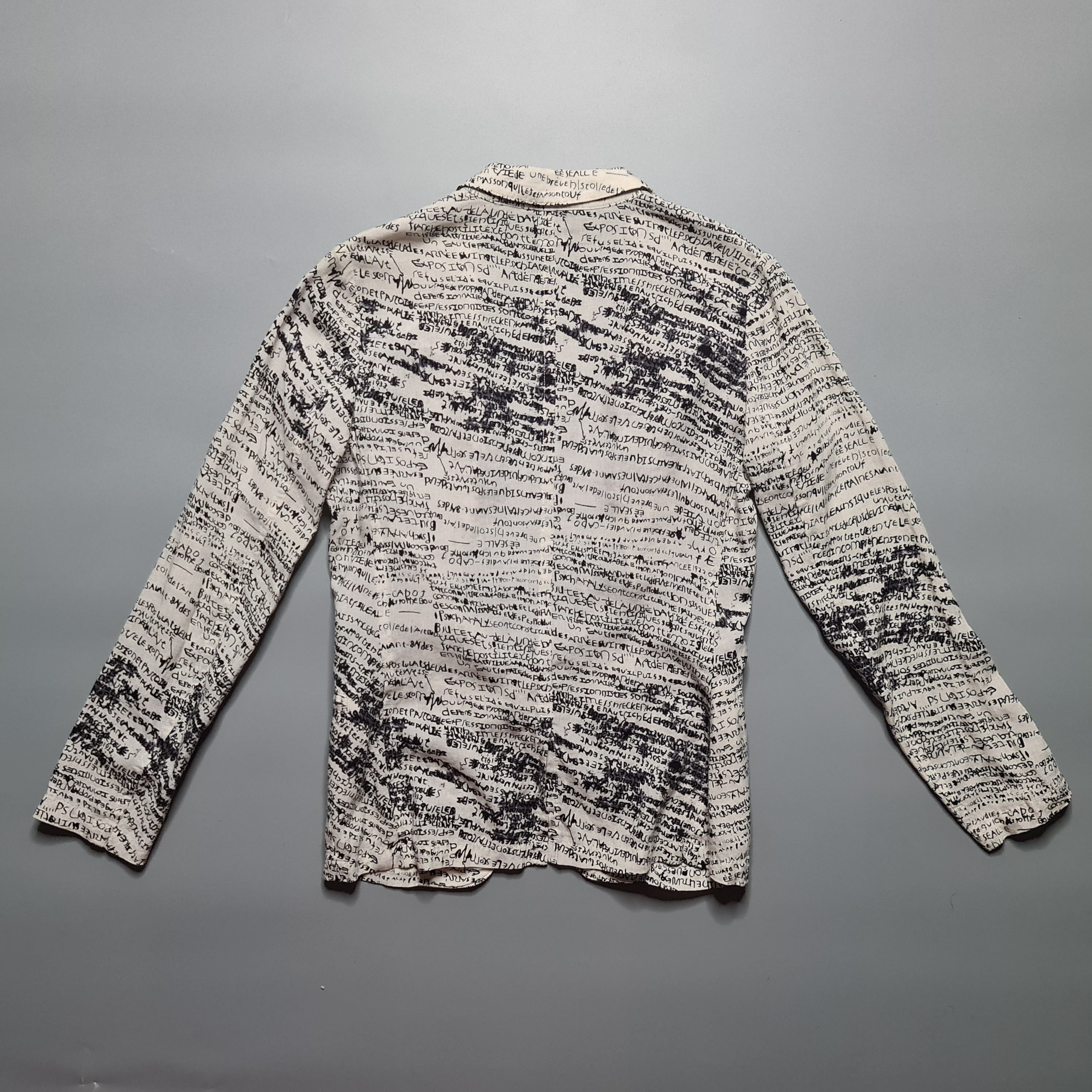 Nude: Masahiko Maruyama Nude:MM - SS14 PR-y Art Brut Blazer Jacket Size US XS / EU 42 / 0 - 4 Thumbnail
