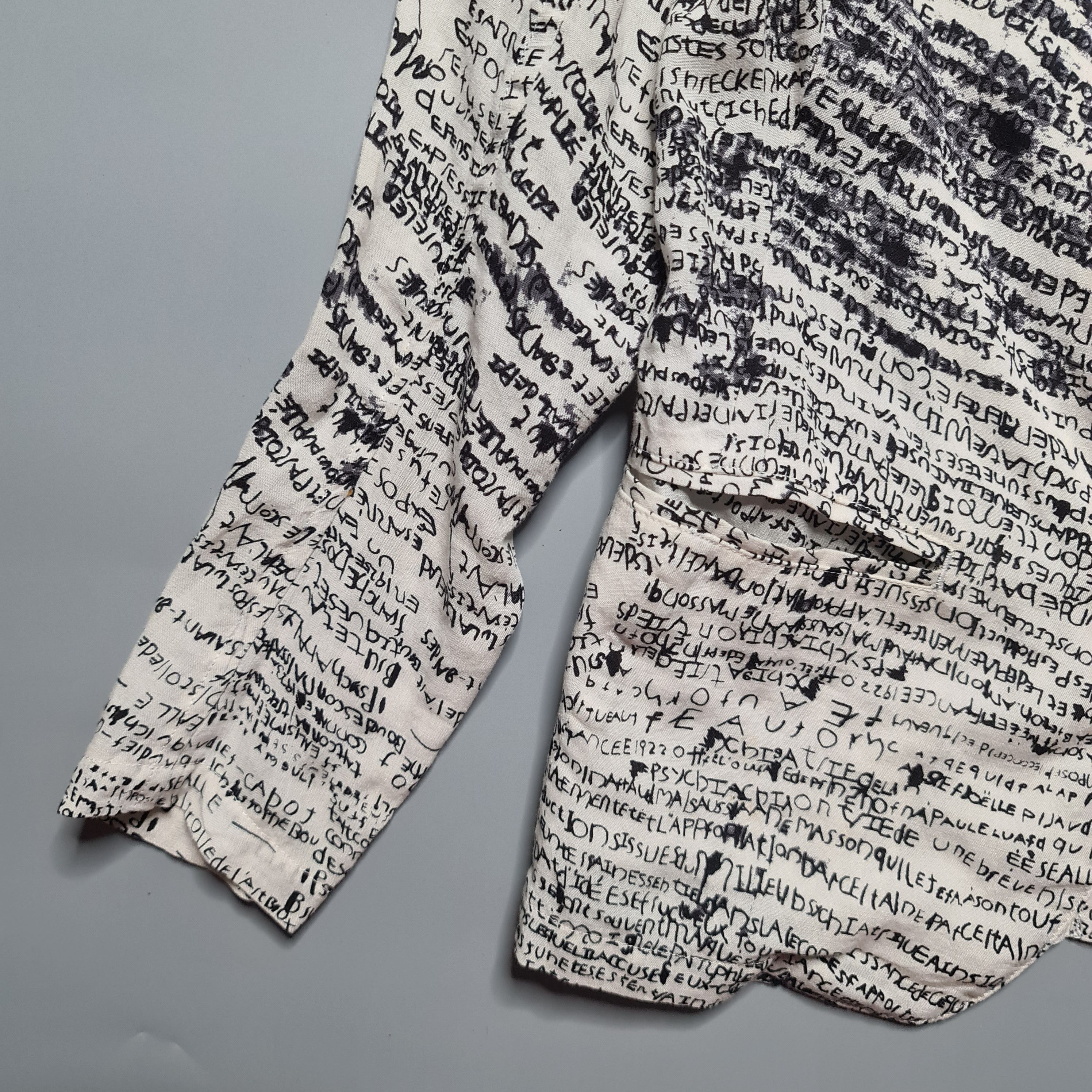Nude: Masahiko Maruyama Nude:MM - SS14 PR-y Art Brut Blazer Jacket Size US XS / EU 42 / 0 - 3 Thumbnail