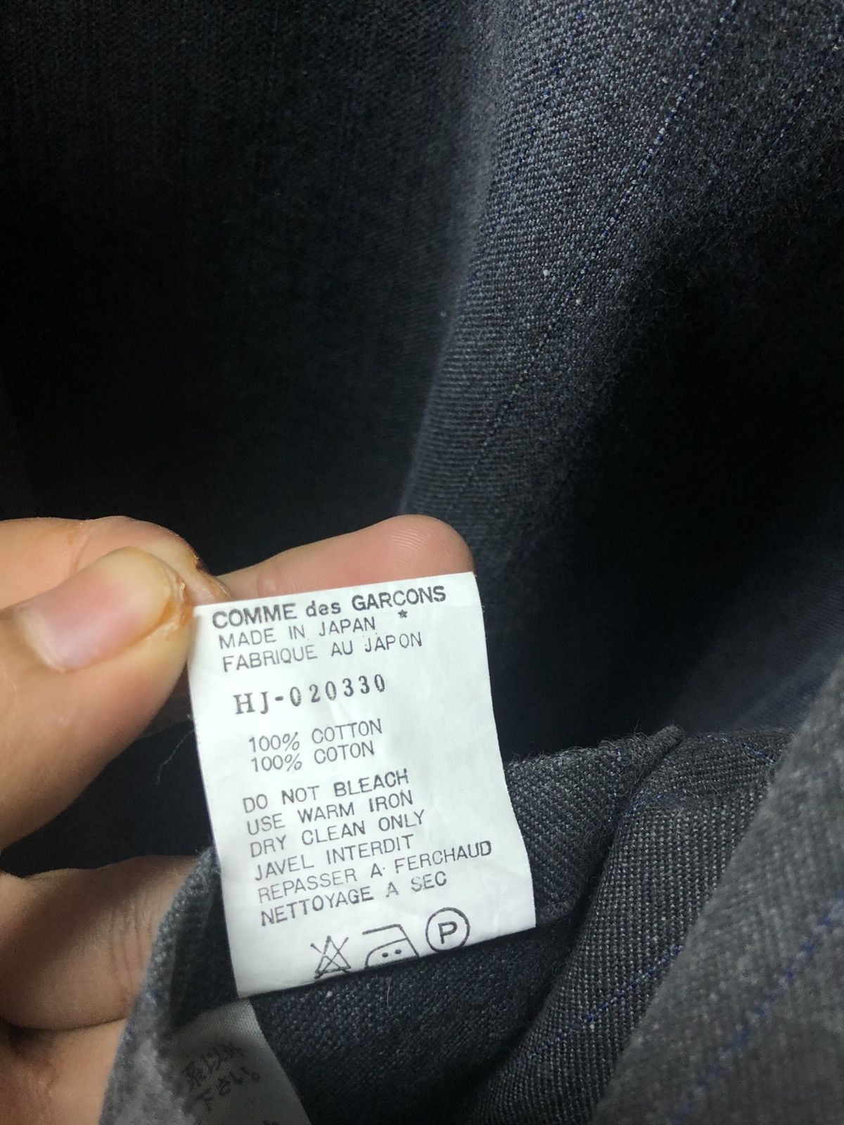 Comme des Garcons × Comme des Garcons Homme Plus × Vintage Vintage Comme des Garçons Homme Cotton Work Jacket Size US M / EU 48-50 / 2 - 14 Thumbnail