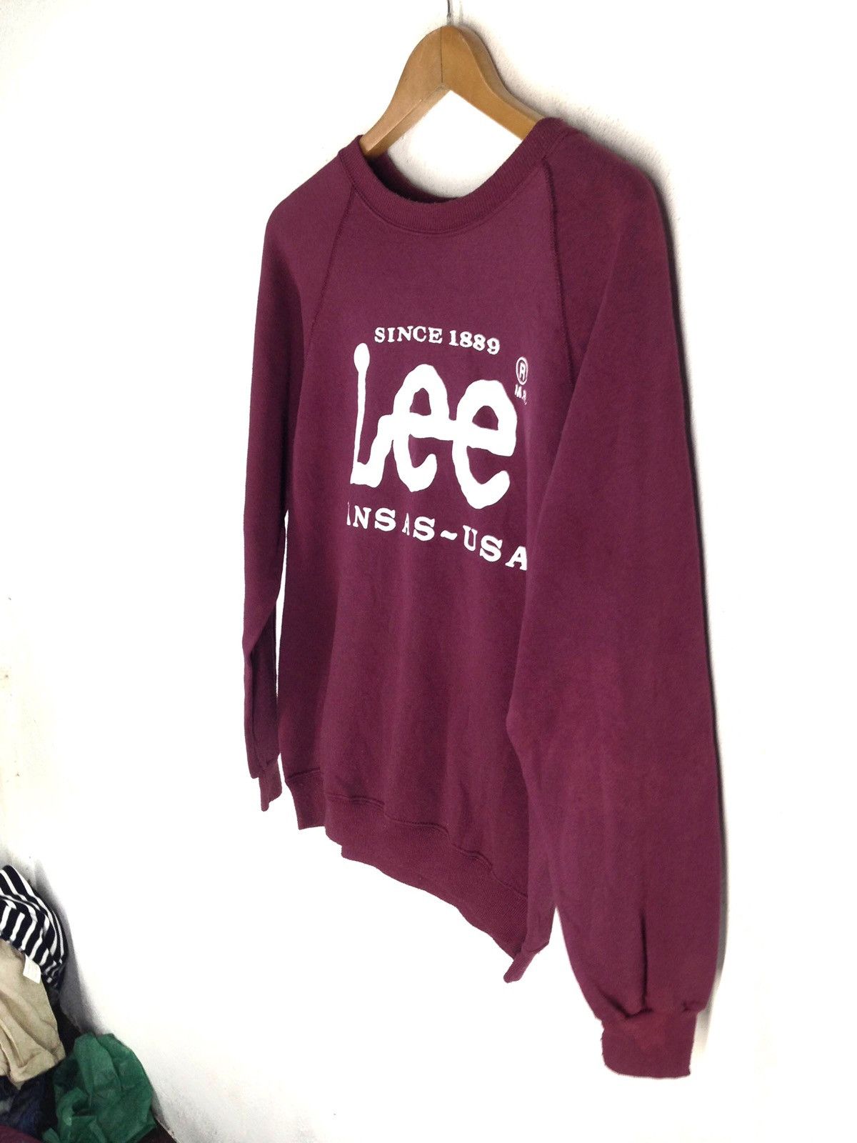 Lee Vintage Lee "Kansas USA" Sweatshirt (Made in USA) - Size L Size US L / EU 52-54 / 3 - 4 Thumbnail