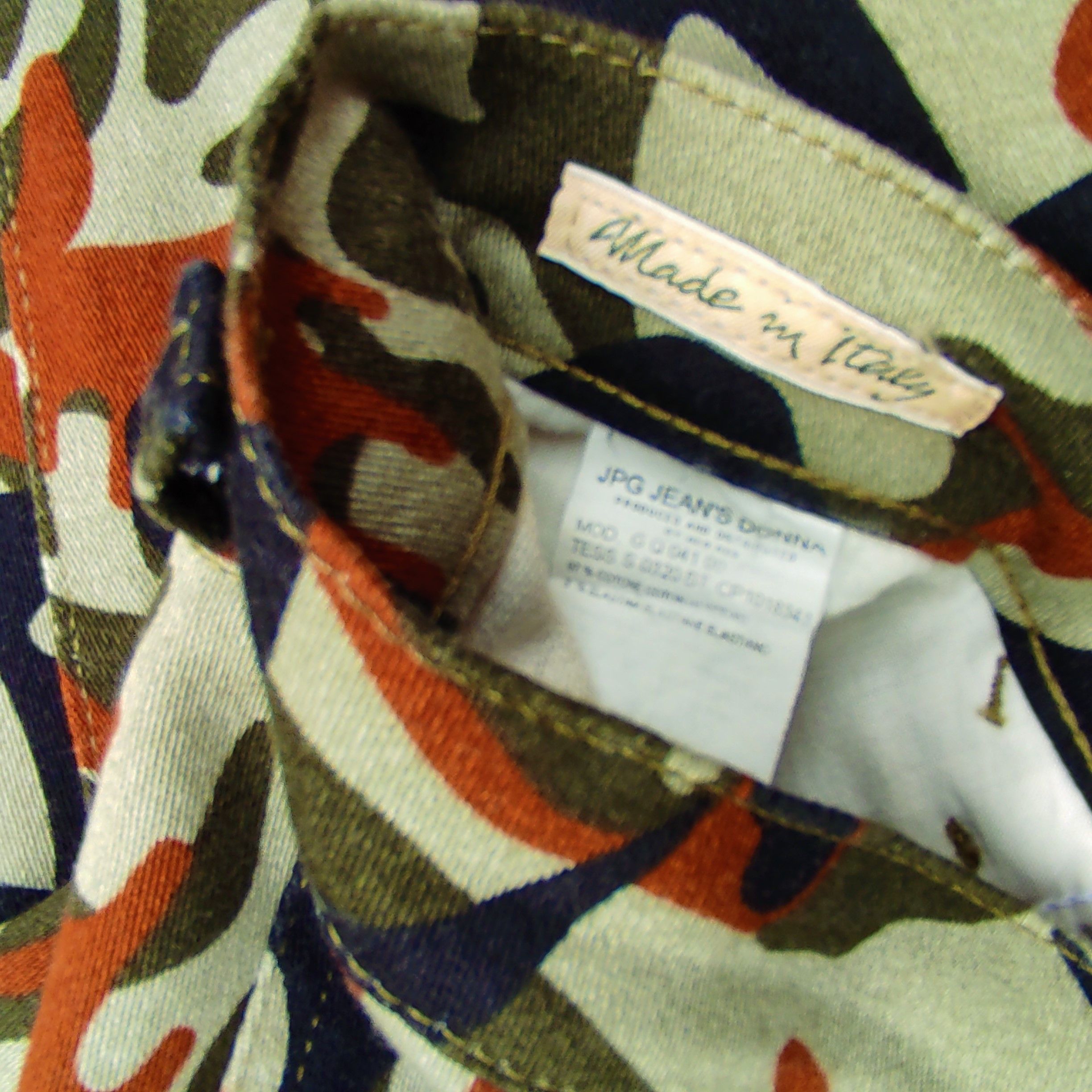 Jean Paul Gaultier Jean Paul Gaultier Fight Racism Camouflage Punk Faces Pants Size 28" / US 6 / IT 42 - 17 Thumbnail