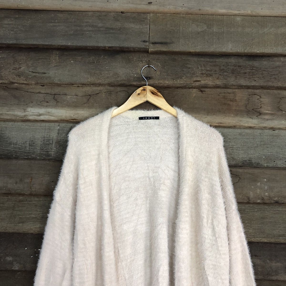 Homespun Knitwear DL Ingni Mohair shag shaggy fur cardigan Knitwear #c1056 Size US M / EU 48-50 / 2 - 9 Thumbnail