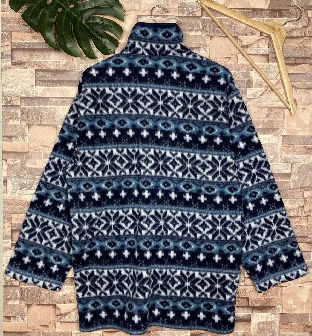 Japanese Brand Deep Pile Mossback Fleece Sherpa Sweeter #30-5 Size US M / EU 48-50 / 2 - 2 Thumbnail