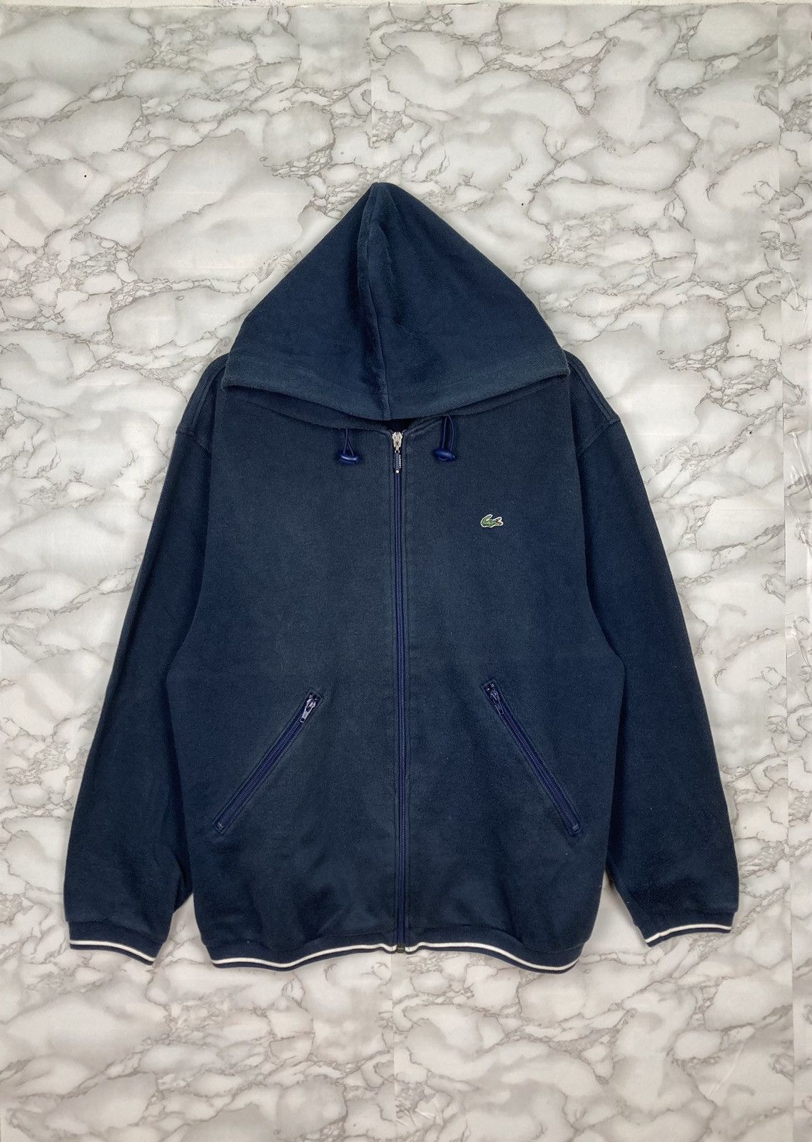 Lacoste Lacoste Sweater Zipper Up Hoodie #53-5 Size US L / EU 52-54 / 3 - 1 Thumbnail