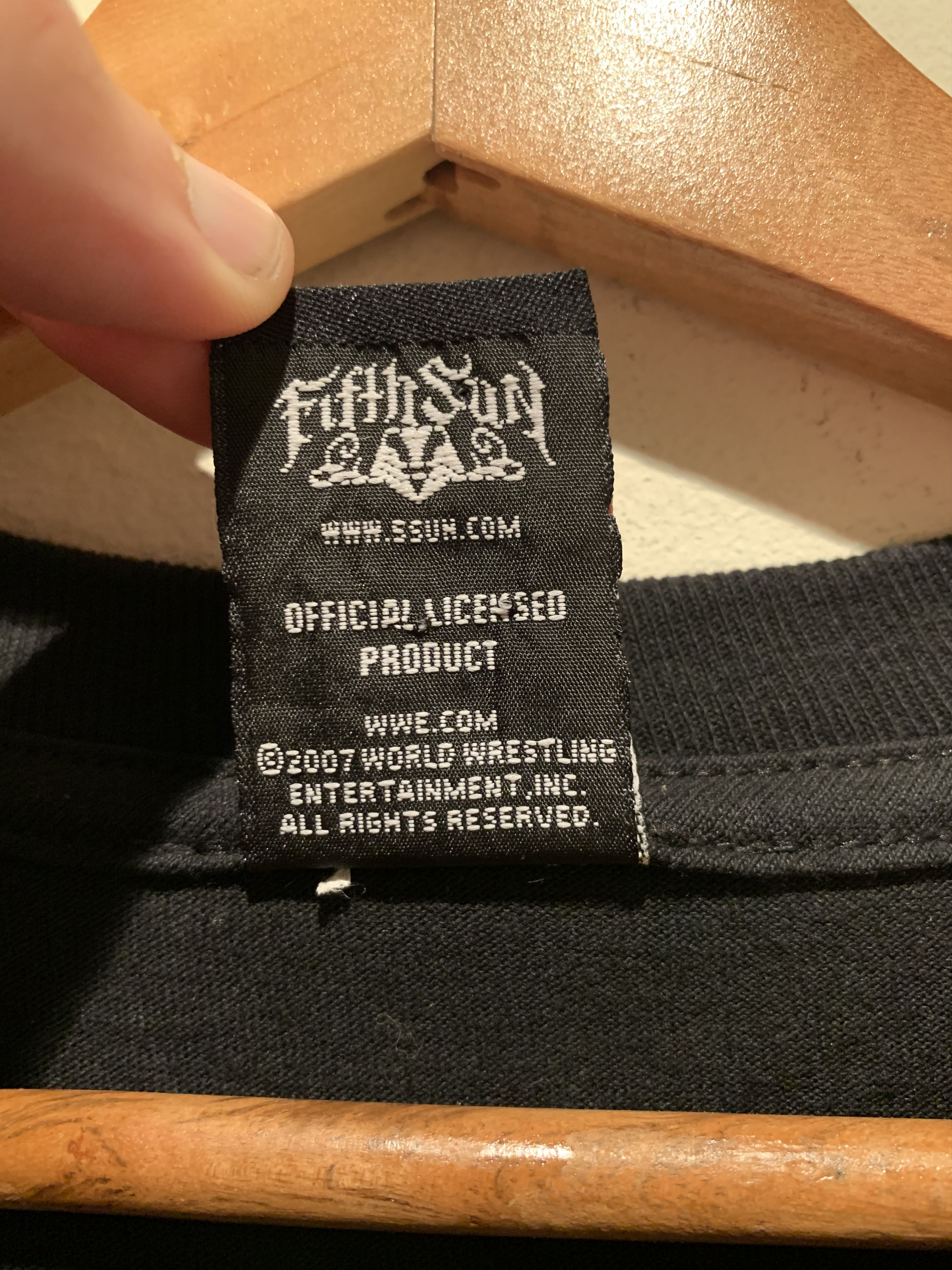 Vintage *RARE* Vintage 2007 WWE Jeff Hardy Front & Back Hit Shirt Size US L / EU 52-54 / 3 - 4 Thumbnail
