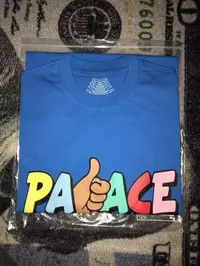 Palace Shitfaced Shaka T Shirt Blue Size US S / EU 44-46 / 1 - 1 Preview
