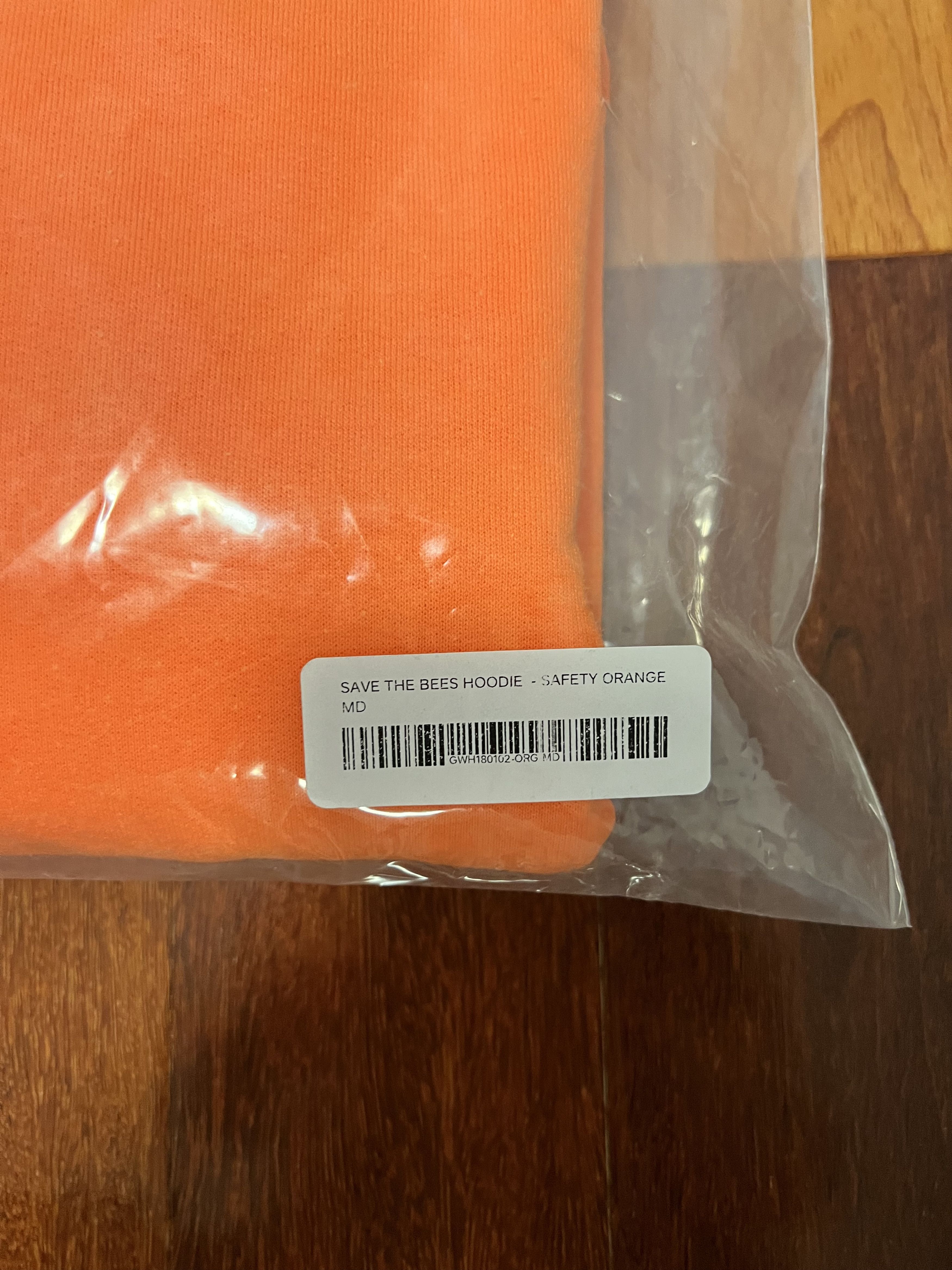 Golf Wang 💚 Golf Wang Save The Bees Hoodie Safety Orange Medium NEW Size US M / EU 48-50 / 2 - 8 Thumbnail