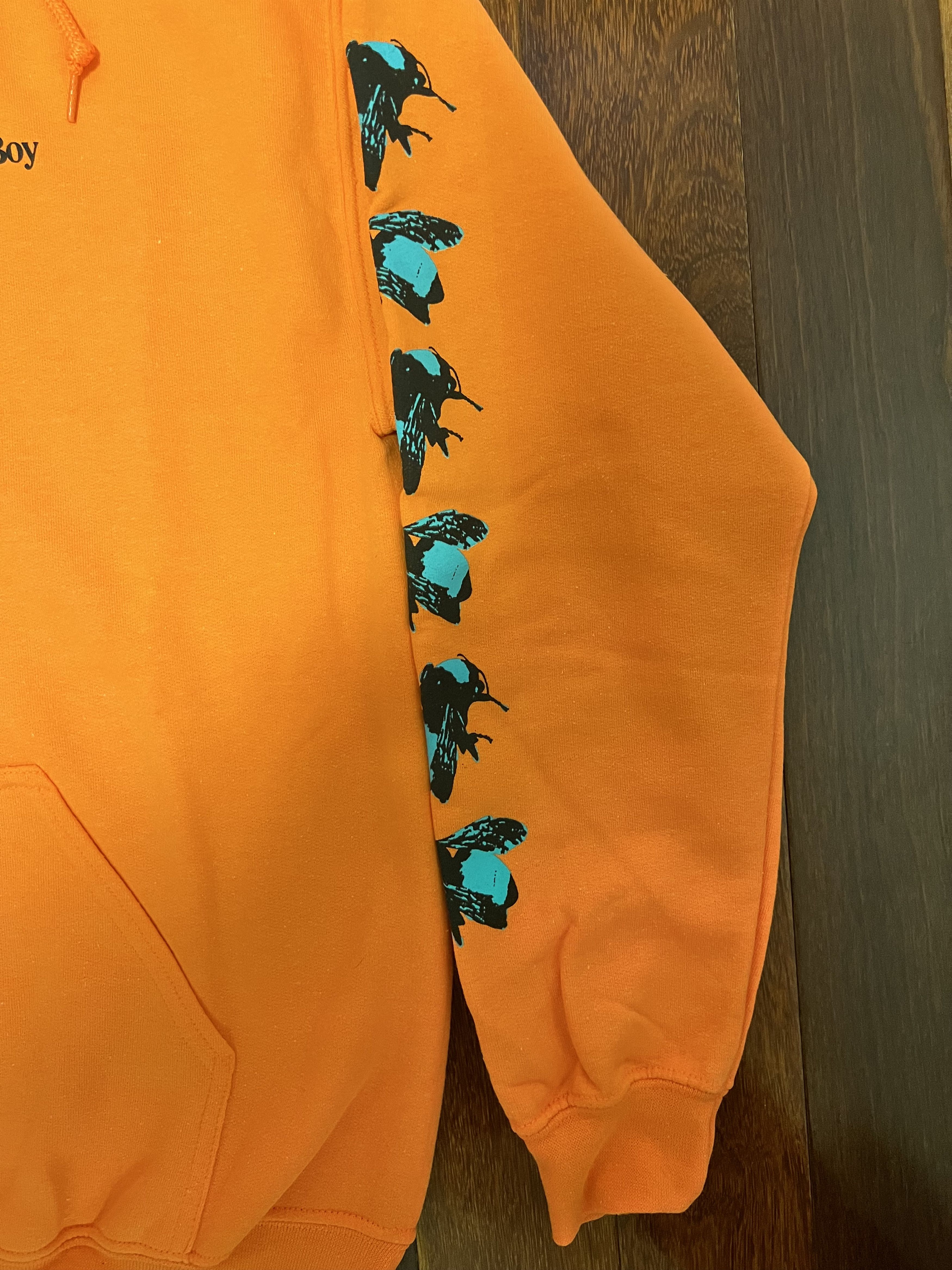 Golf Wang 💚 Golf Wang Save The Bees Hoodie Safety Orange Medium NEW Size US M / EU 48-50 / 2 - 5 Thumbnail