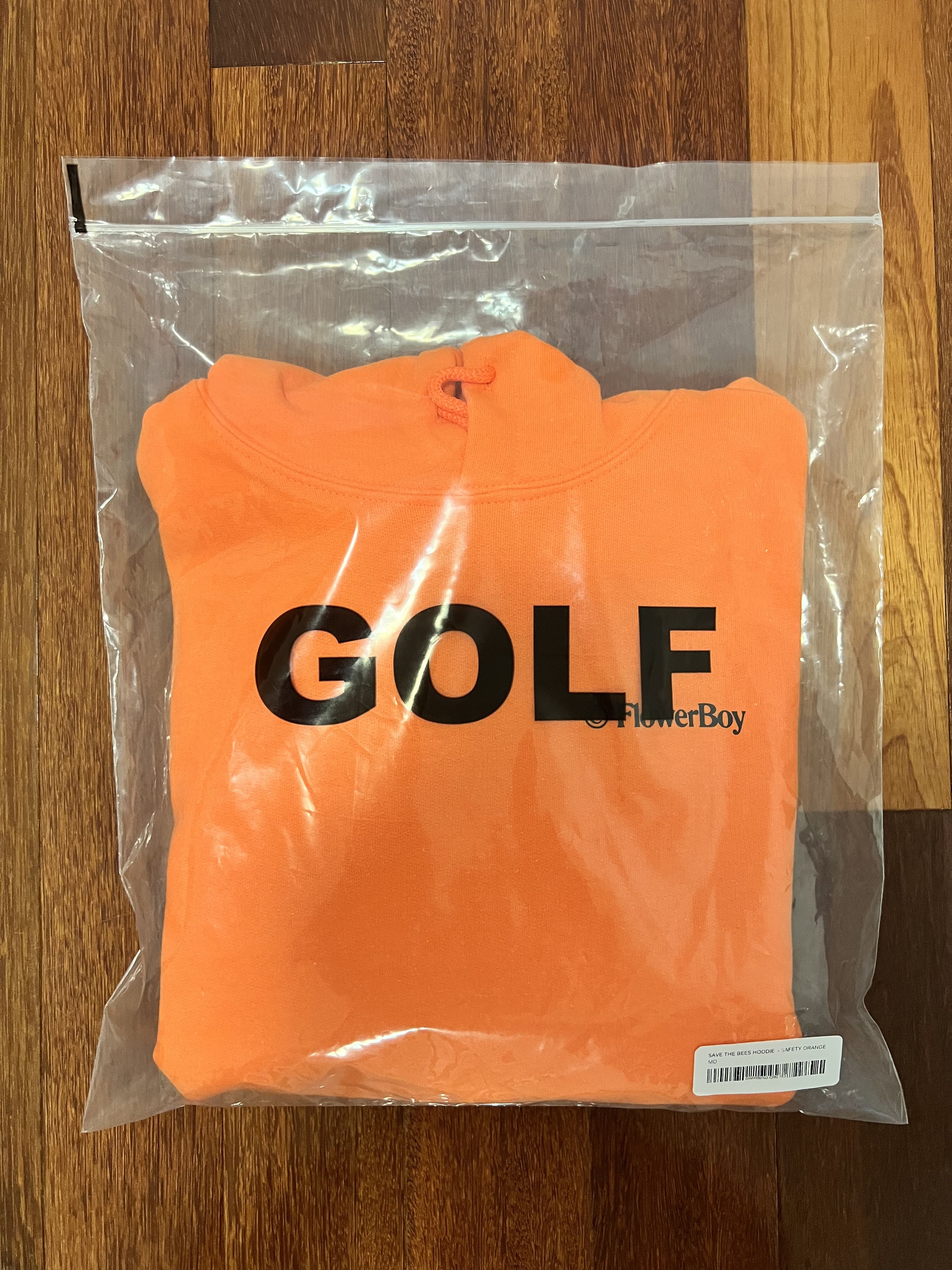 Golf Wang 💚 Golf Wang Save The Bees Hoodie Safety Orange Medium NEW Size US M / EU 48-50 / 2 - 7 Thumbnail