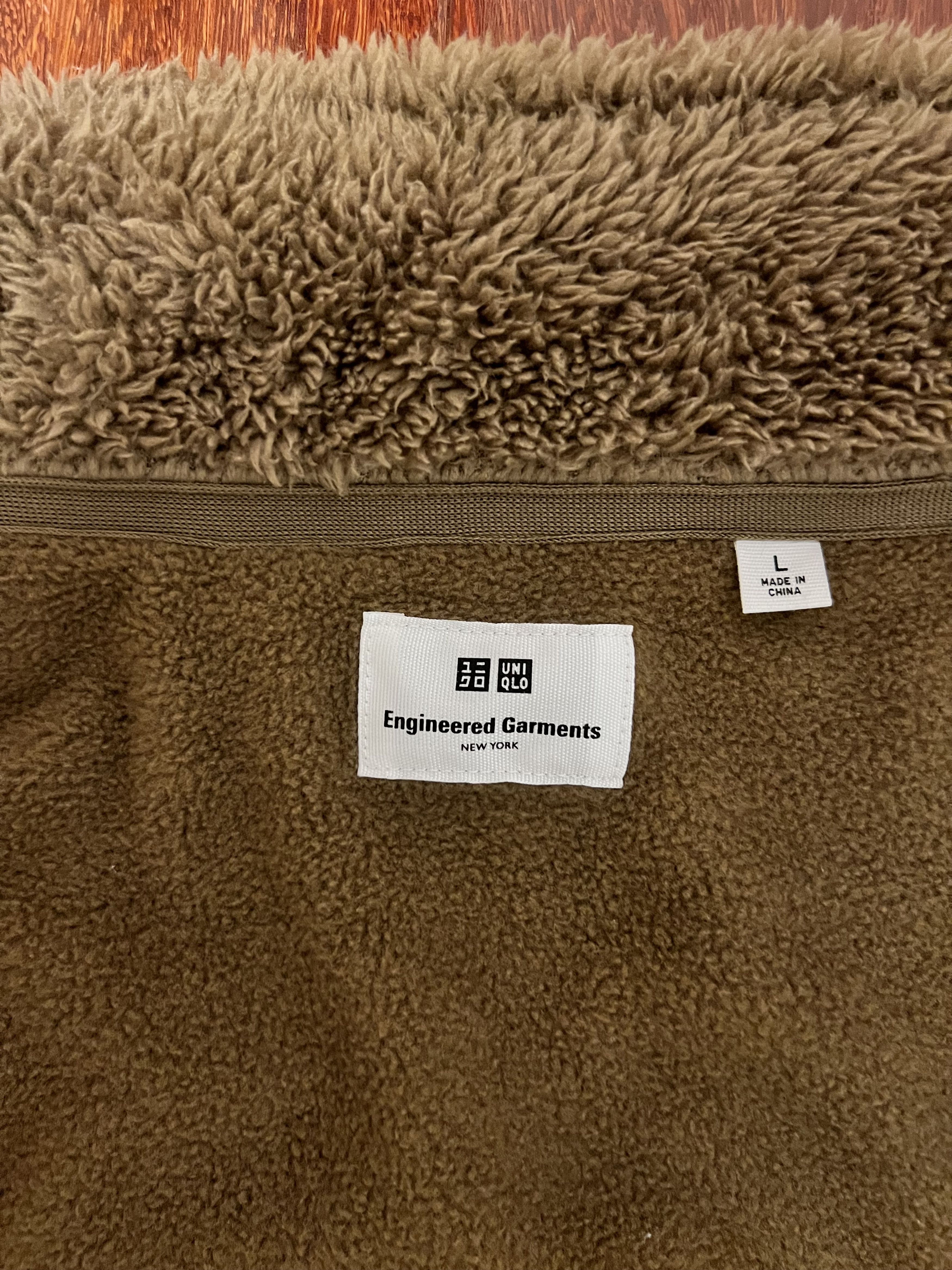 Engineered Garments × Uniqlo 💚 Engineered Garments x Uniqlo Fleece Jacket Brown Large Size US L / EU 52-54 / 3 - 4 Thumbnail