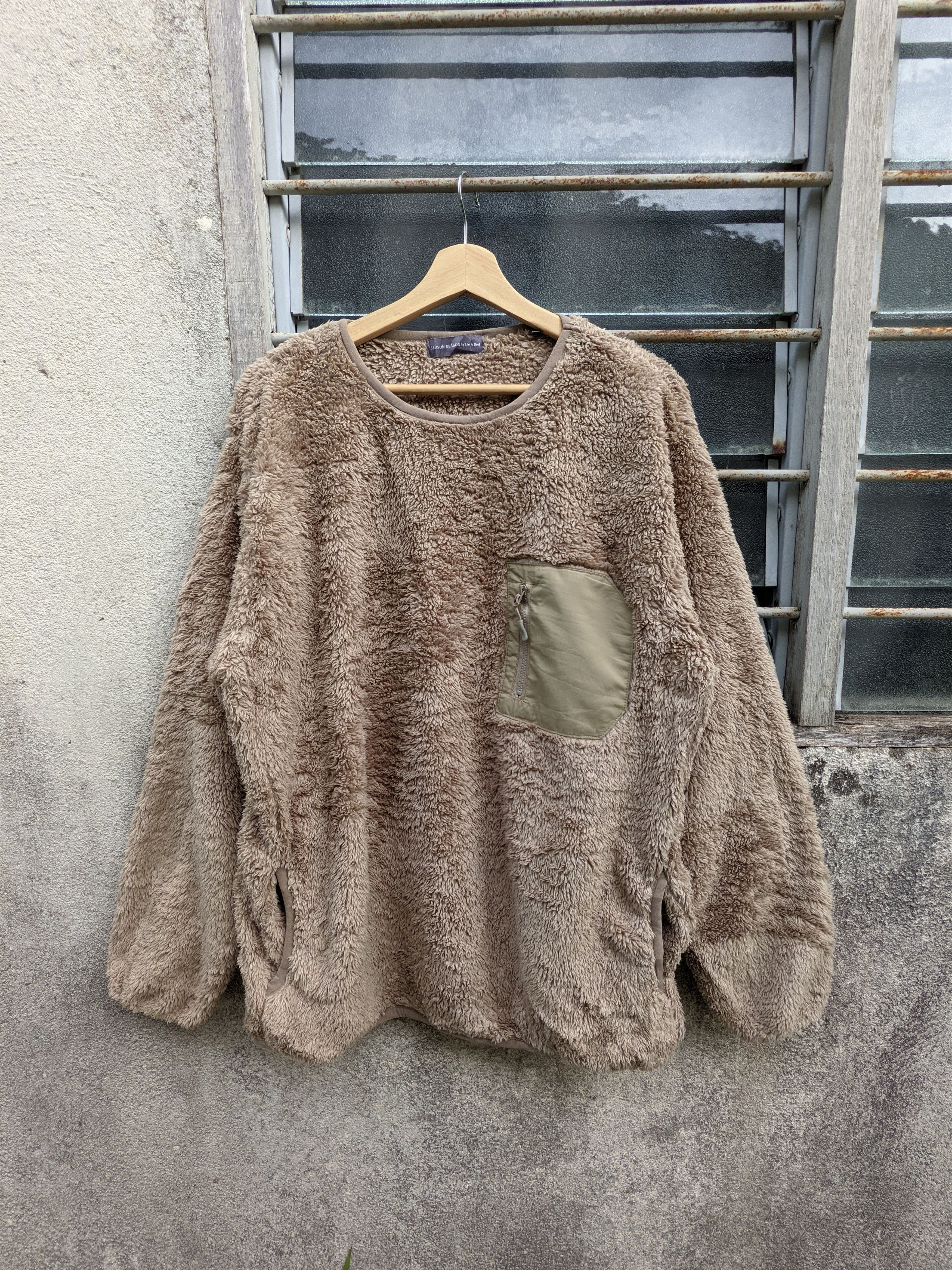 Japanese Brand Season Reason fleece jacket Size US L / EU 52-54 / 3 - 5 Thumbnail