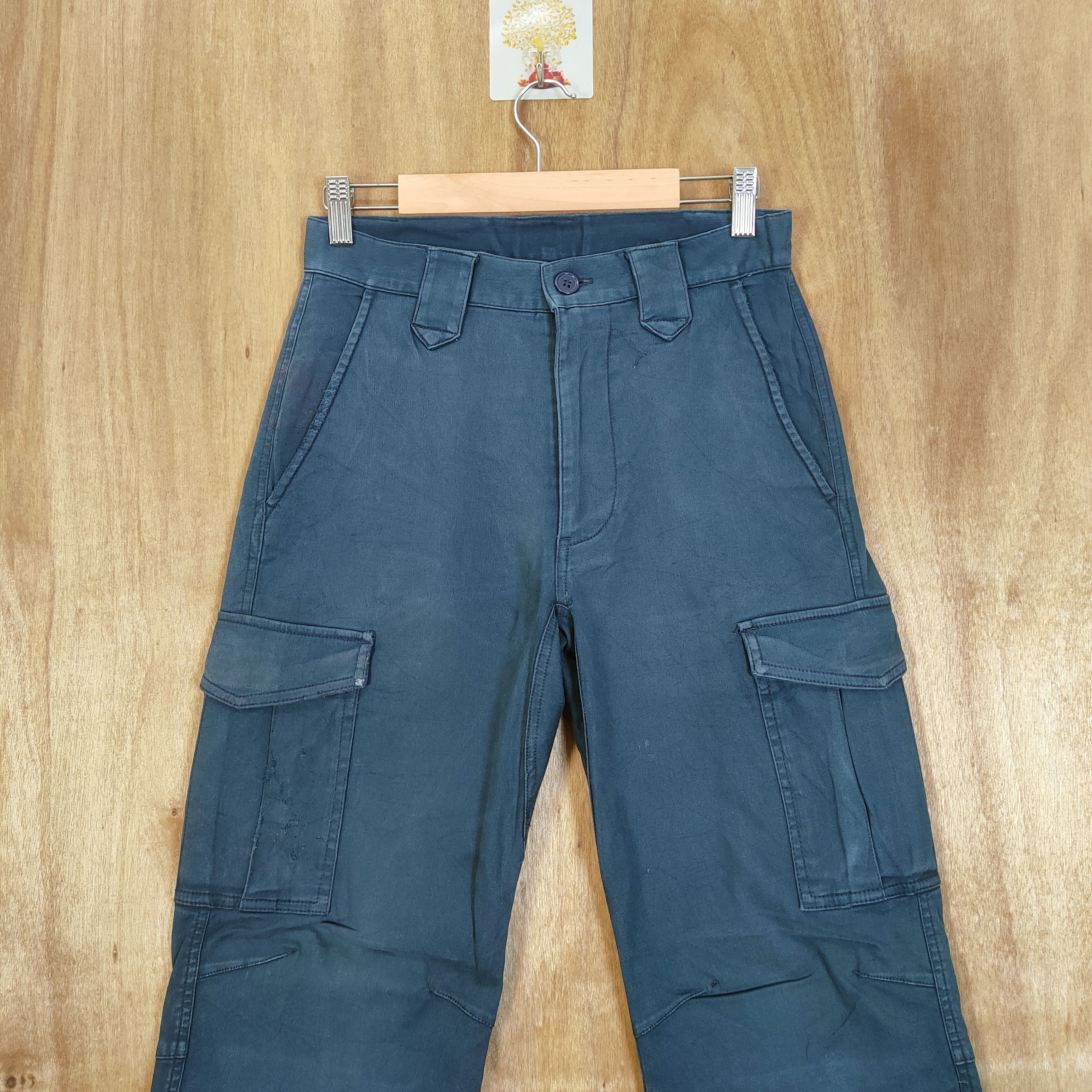 Japanese Brand × Vintage VINTAGE JAPANESE FADED CARGO PANTS Size US 28 / EU 44 - 2 Thumbnail