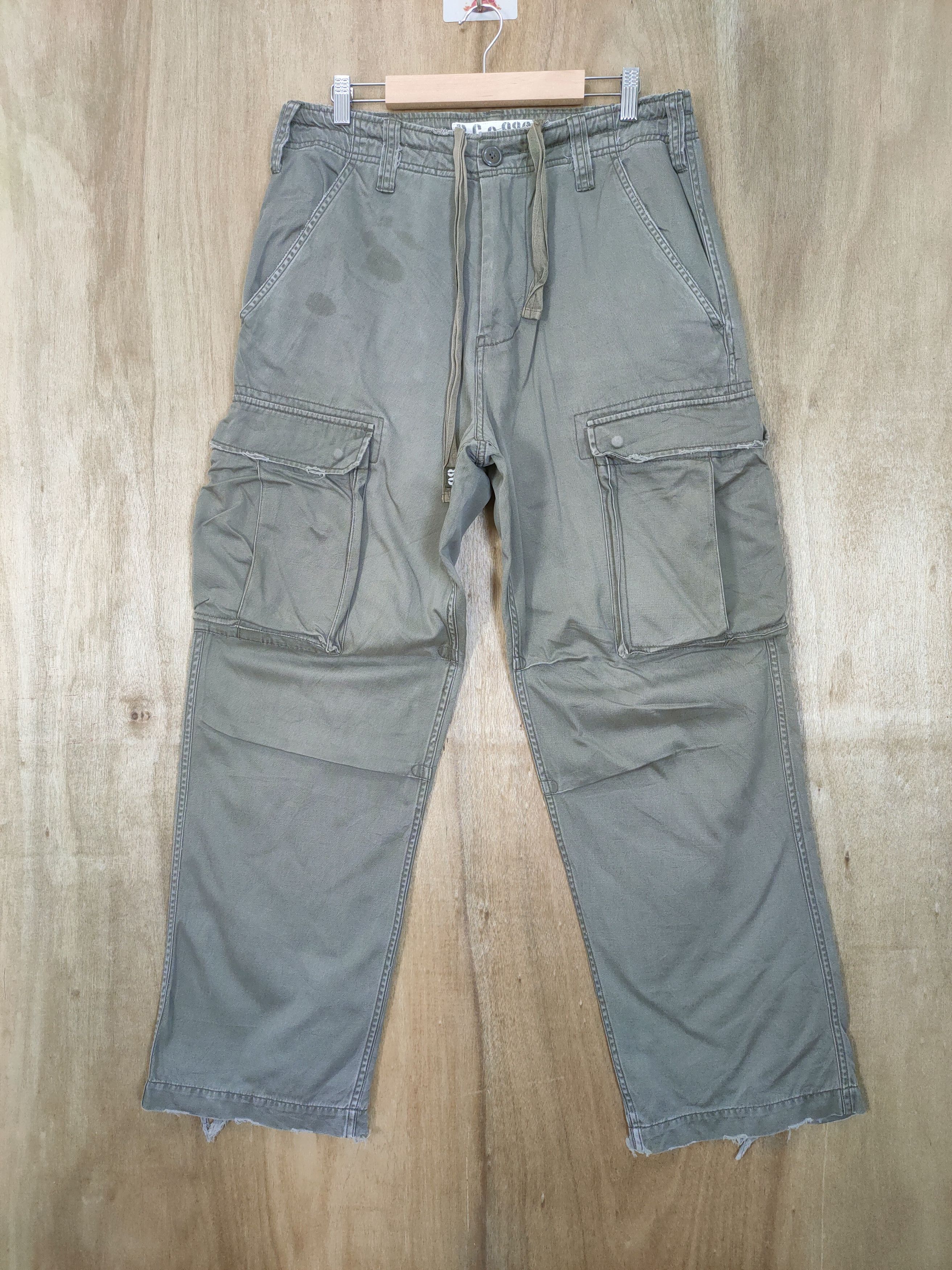 image of Vintage Rcc Baggy Cargo Pants in Brown, Men's (Size 32)