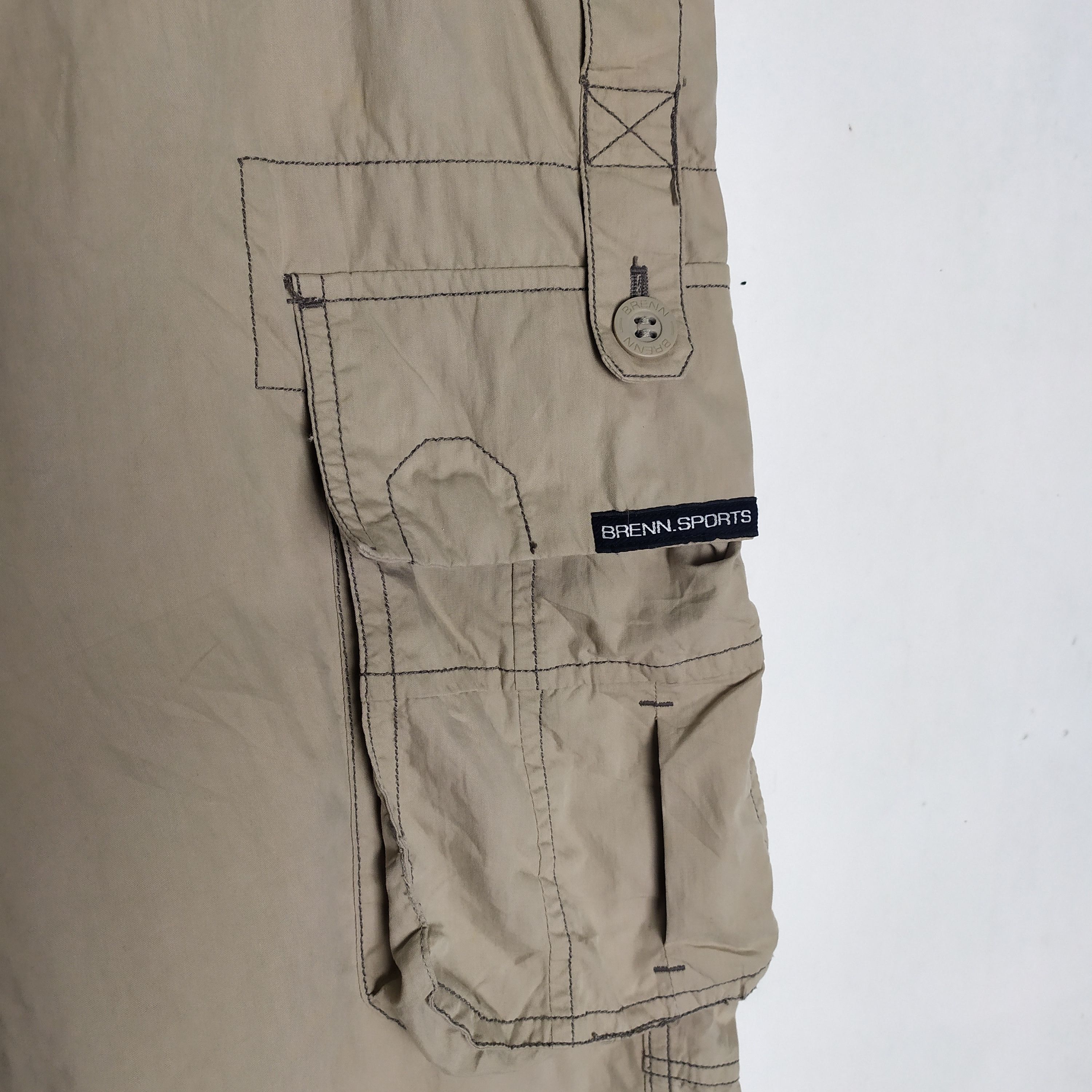Japanese Brand Brenntano Baggy Cargo Pants Size US 32 / EU 48 - 4 Thumbnail