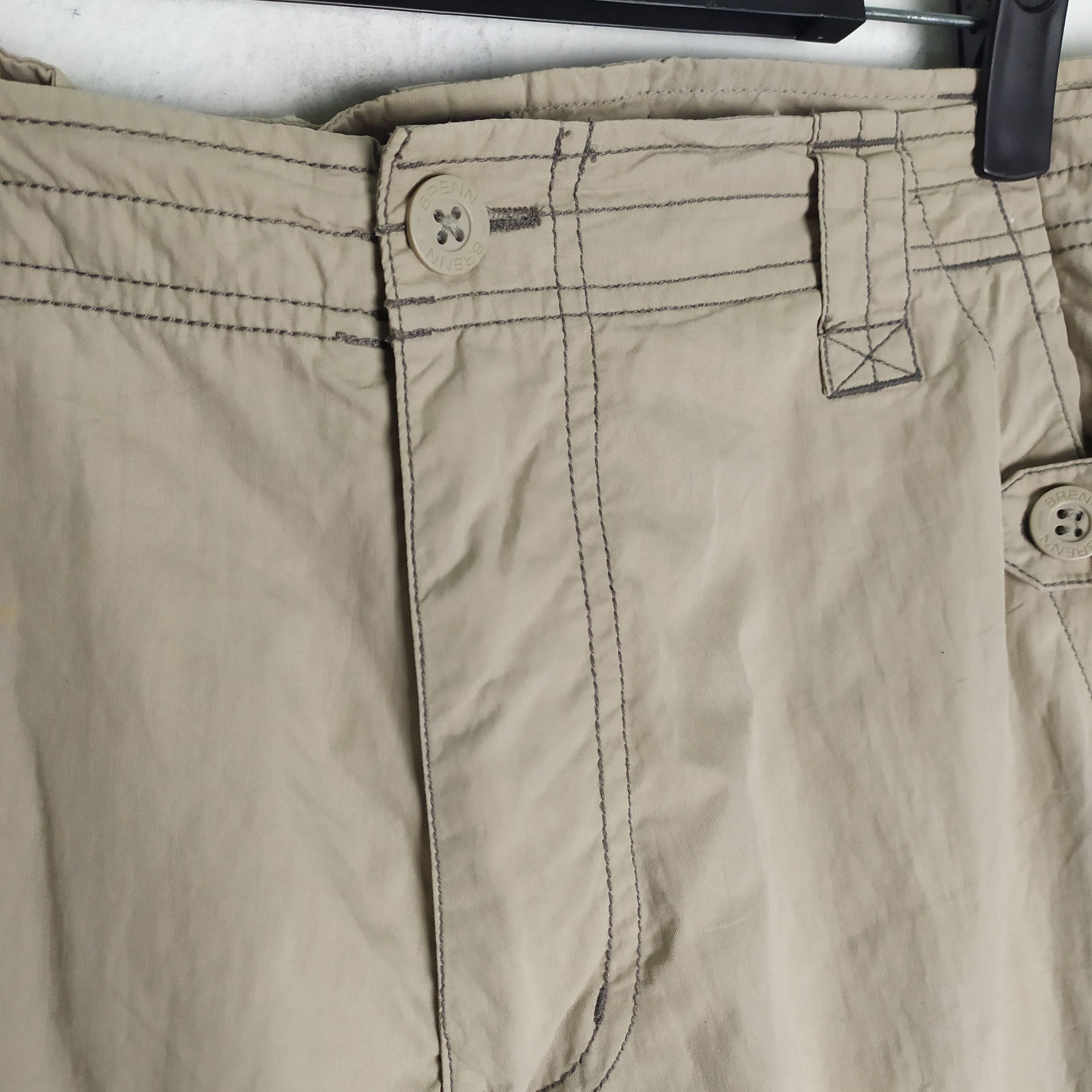 Japanese Brand Brenntano Baggy Cargo Pants Size US 32 / EU 48 - 9 Thumbnail