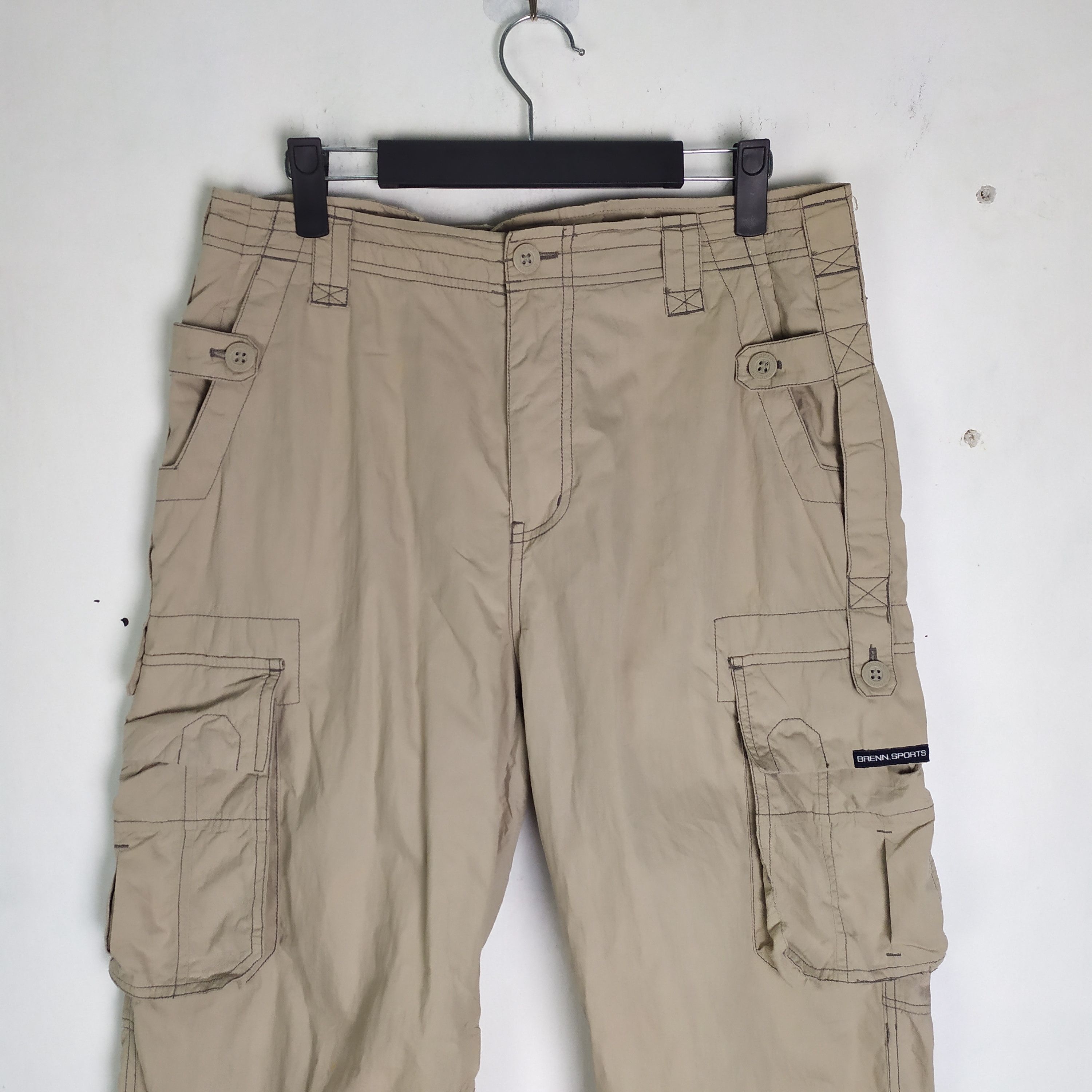 Japanese Brand Brenntano Baggy Cargo Pants Size US 32 / EU 48 - 2 Thumbnail