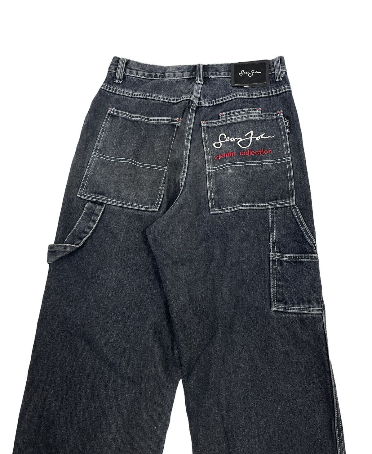 Fubu × JNCO × Sean John Vintage Sean John Carpenter Jeans Embroidery Logo Distress Size US 30 / EU 46 - 1 Thumbnail