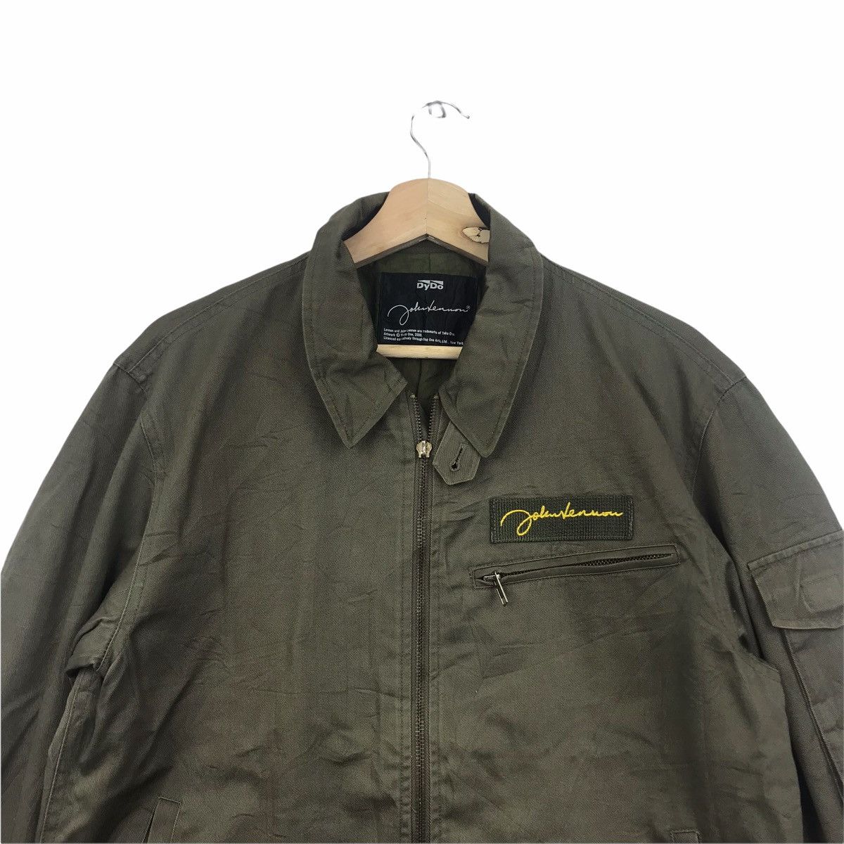 Vintage Vintage JOHN LENNON ART Yoko Ono Dyno Drinco Jacket Army Size US M / EU 48-50 / 2 - 2 Thumbnail