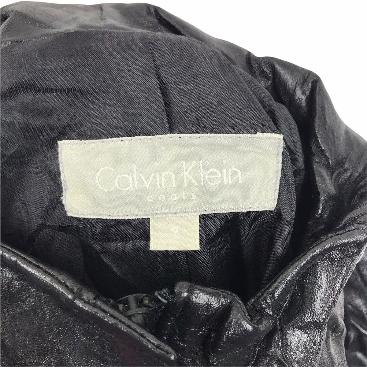 Calvin Klein NWT CALVIN KLEIN C.K Coat Leather Jacket Size US S / EU 44-46 / 1 - 3 Thumbnail