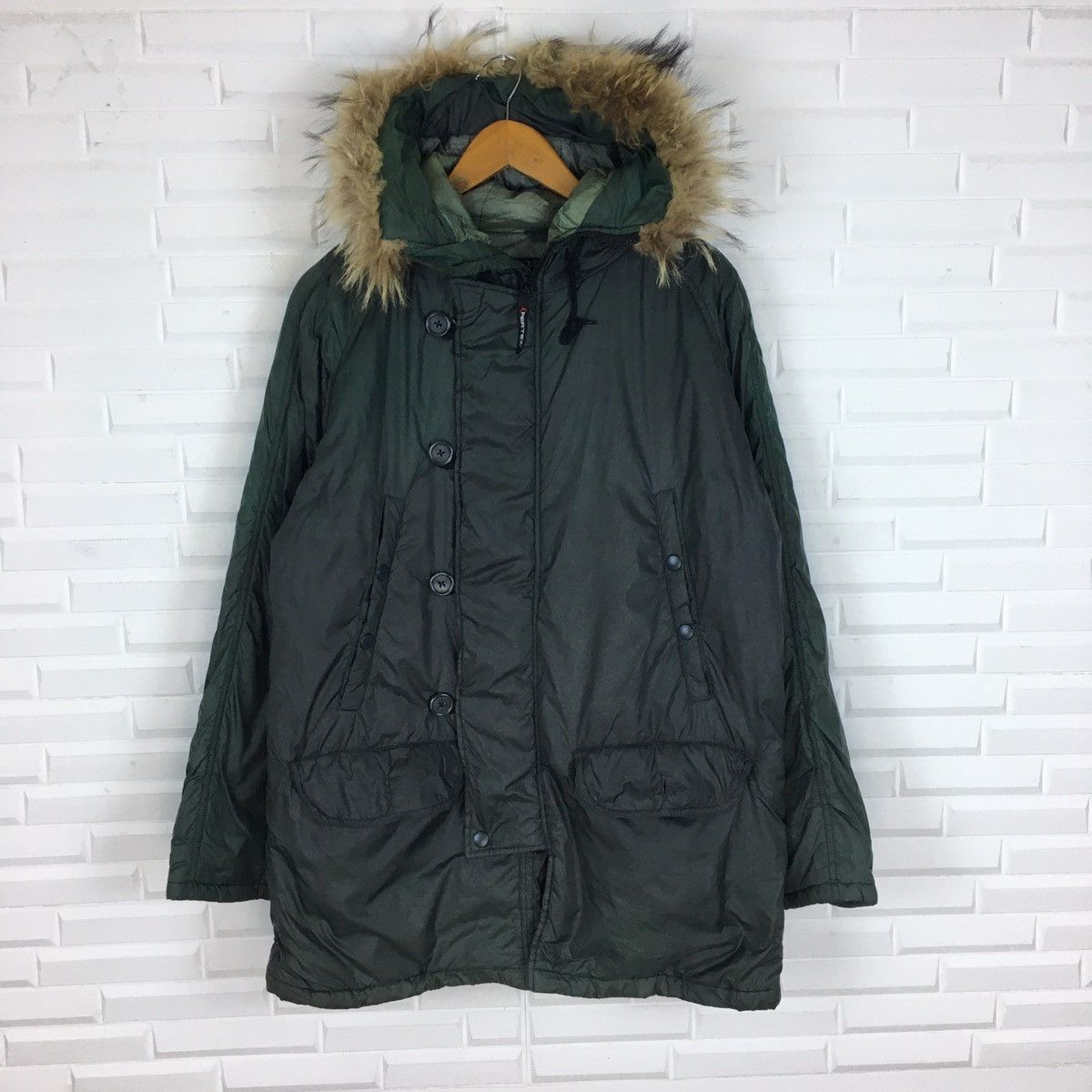 Beams Plus Japanese Mink Fur Military Hoodie Parka Size US M / EU 48-50 / 2 - 1 Thumbnail